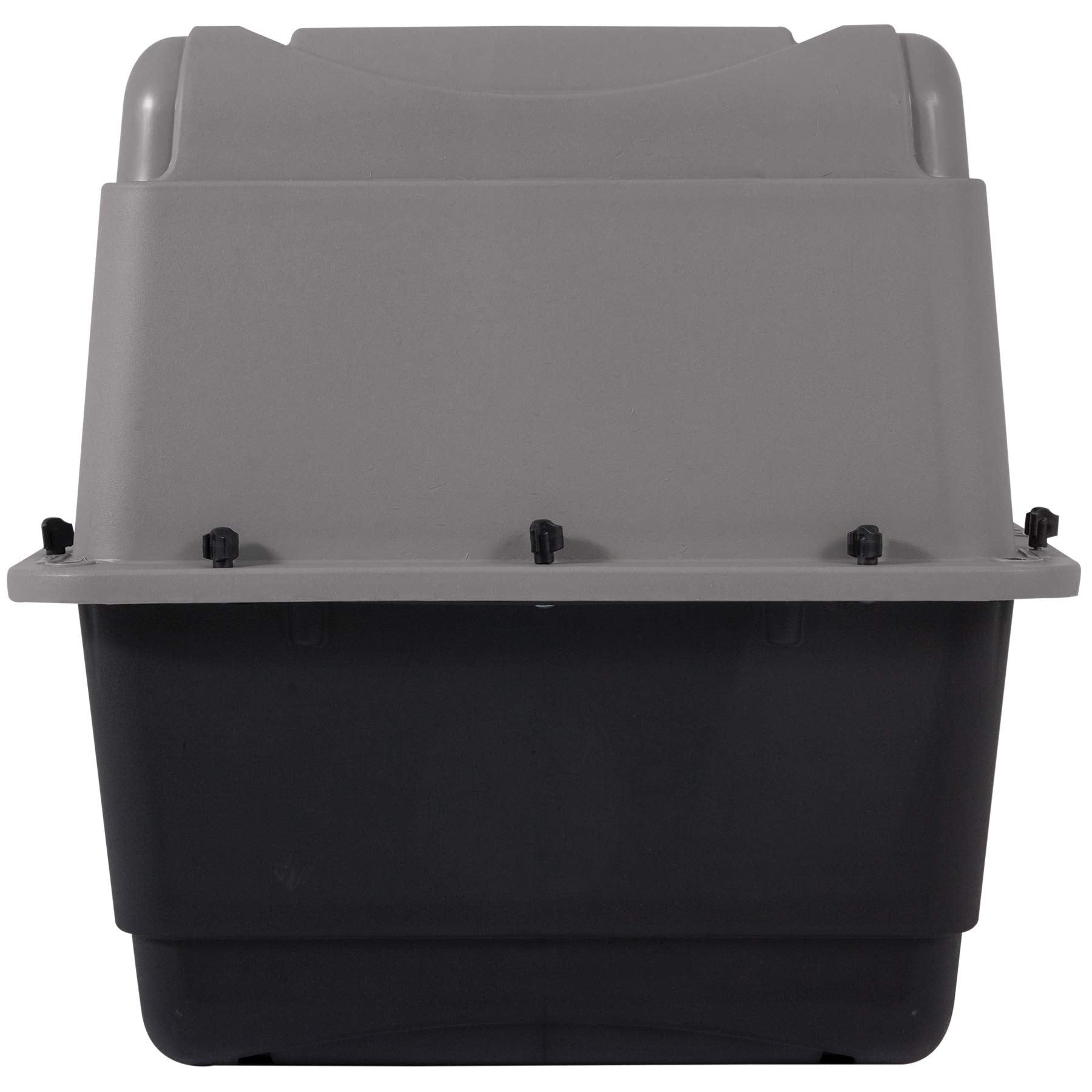 Petmate ASPEN PET Medium Breeds Cat, Chicken, Dog Kennel, Various Sizes, Transport, Dark Gray/Black, Made in USA