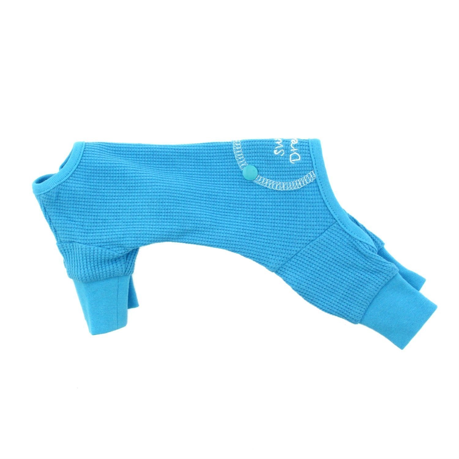 Doggie Design Blue Sweet Dreams Thermal Pajamas S