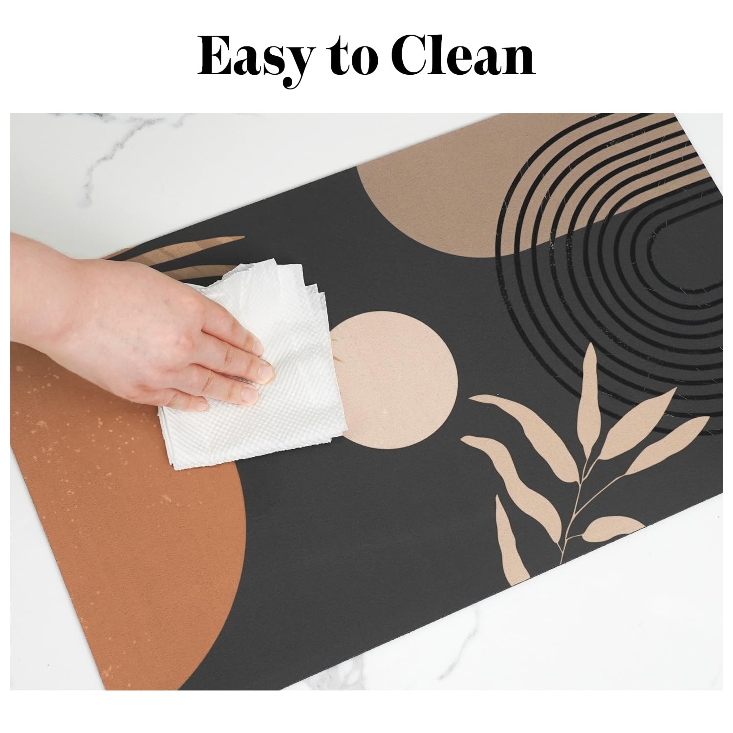 Dog Food Mats for Floors Absorbent, Pet Cat Food Mat - Non Slip Dog Bowl Mats for Food and Water Pet Supplies