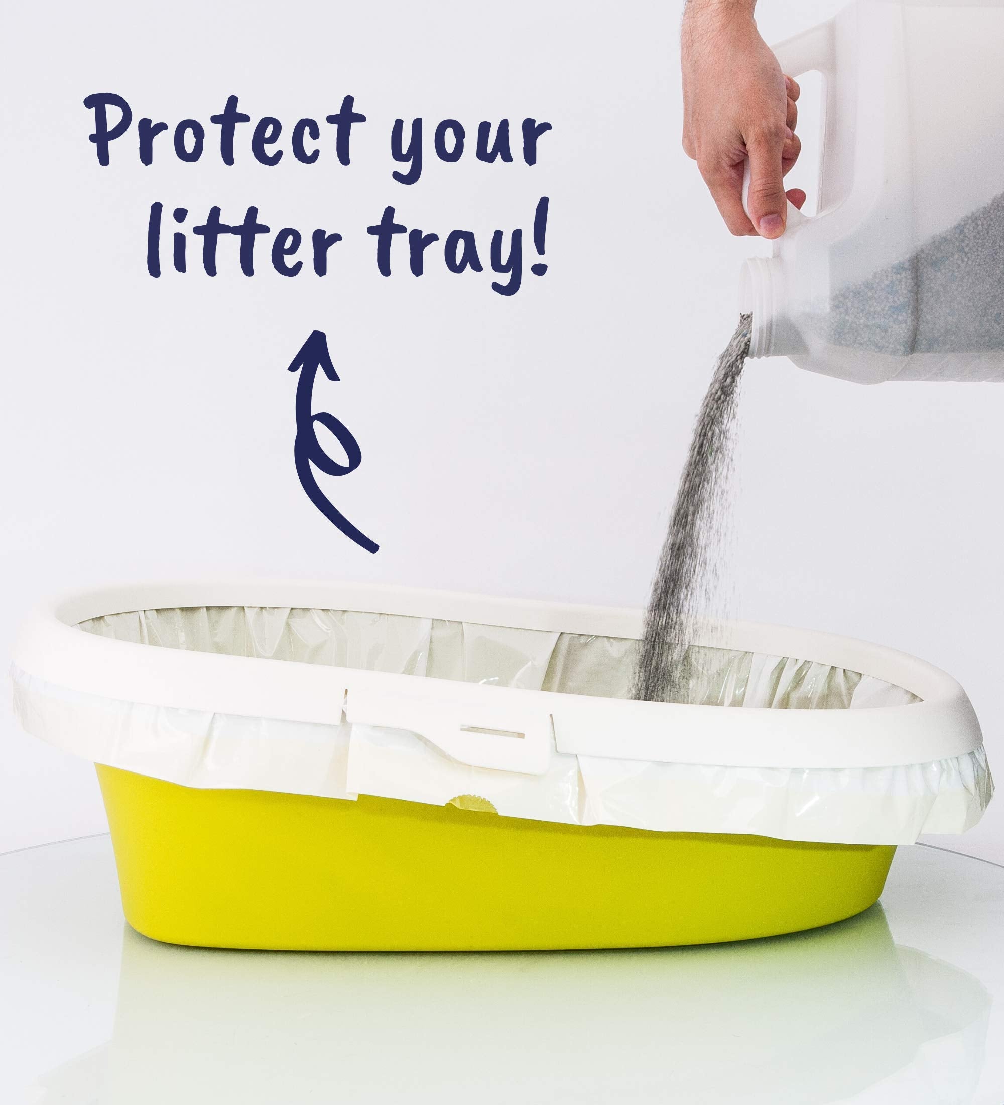 Pettiny 20 Xl Cat Litter Box Liners With Drawstrings Scratch Resistant Cat Litter Bags For Extra Large Litter Trays