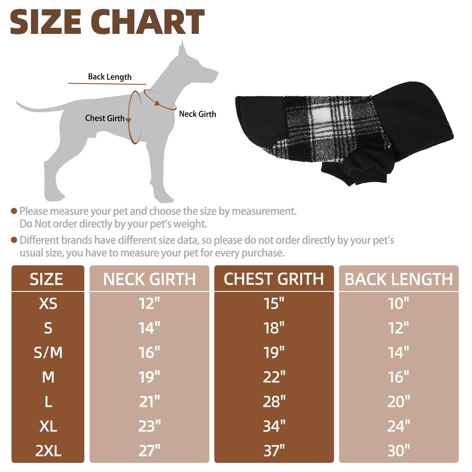 PUPTECK Dog Hoodie Puppy Sweatshirt Warm Dog Sweater Winter Clothes Cold Weather Coats for Small Medium Large Dogs, Black, L