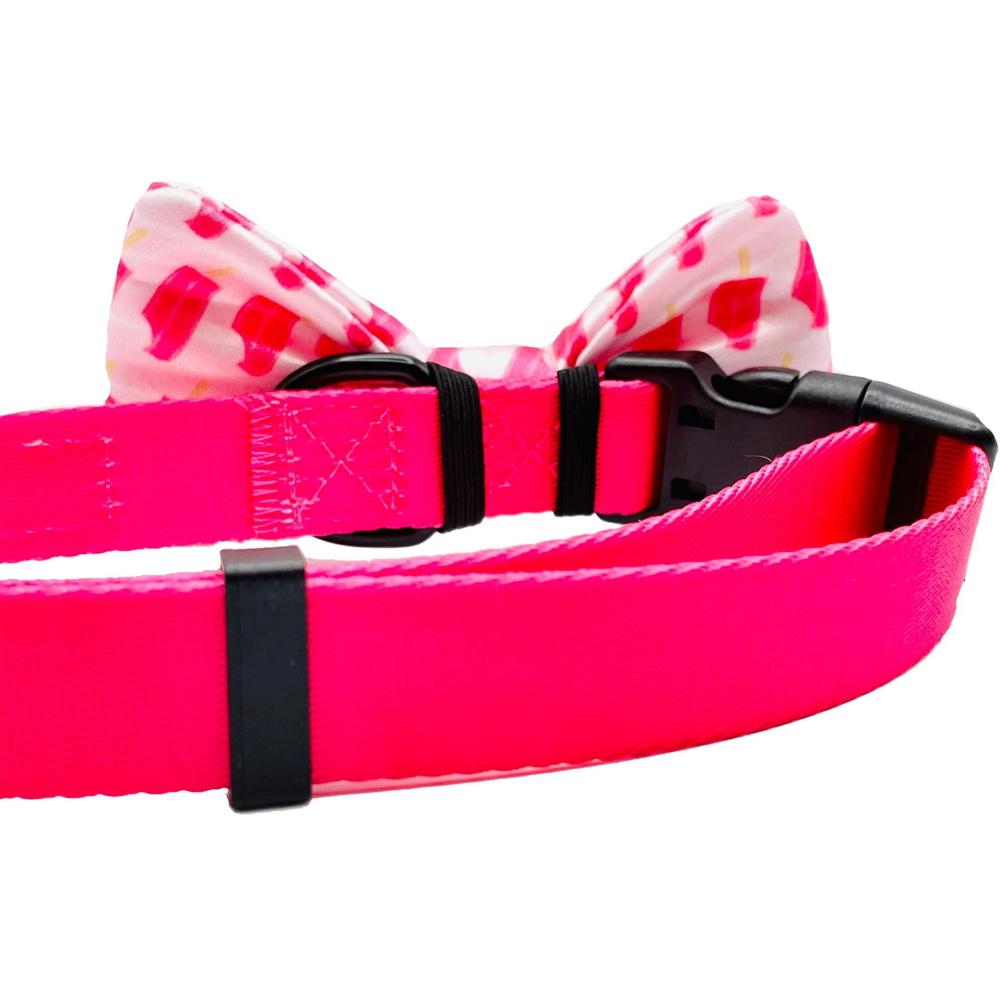 Ice Pops Pattern Dog Bow Tie