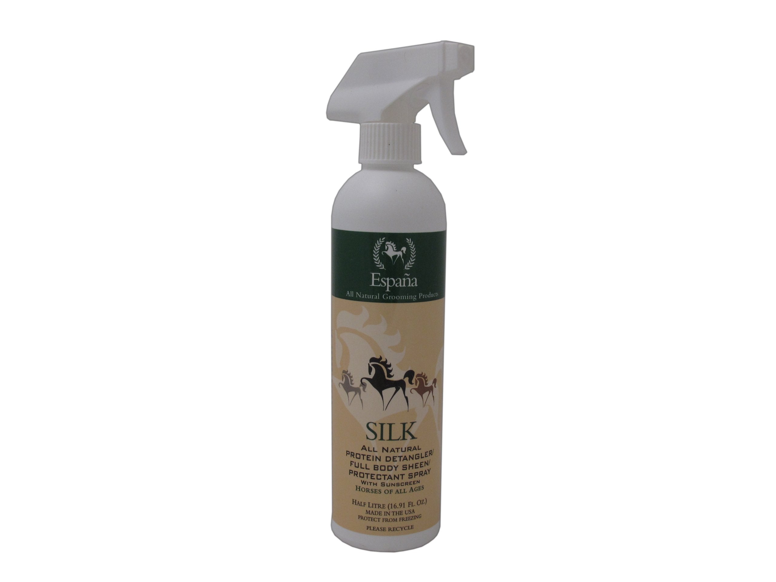 Espana Silk ESP1115E Specially Formulated Silk Protein Detangler for Horses, 16.91-Ounce