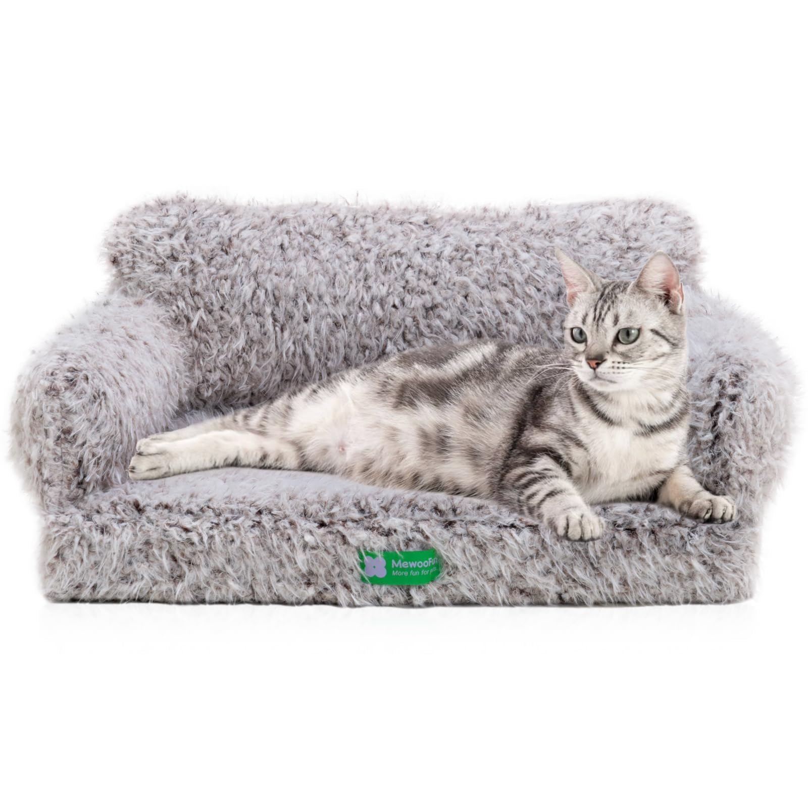 Mewoofun Cat Bed For Indoor Cats Dog Bed Medium Small Dog Bed Cat Sofa Cat Dog Couch Orthopedic, Egg- Foam Pet Bed With Removabl
