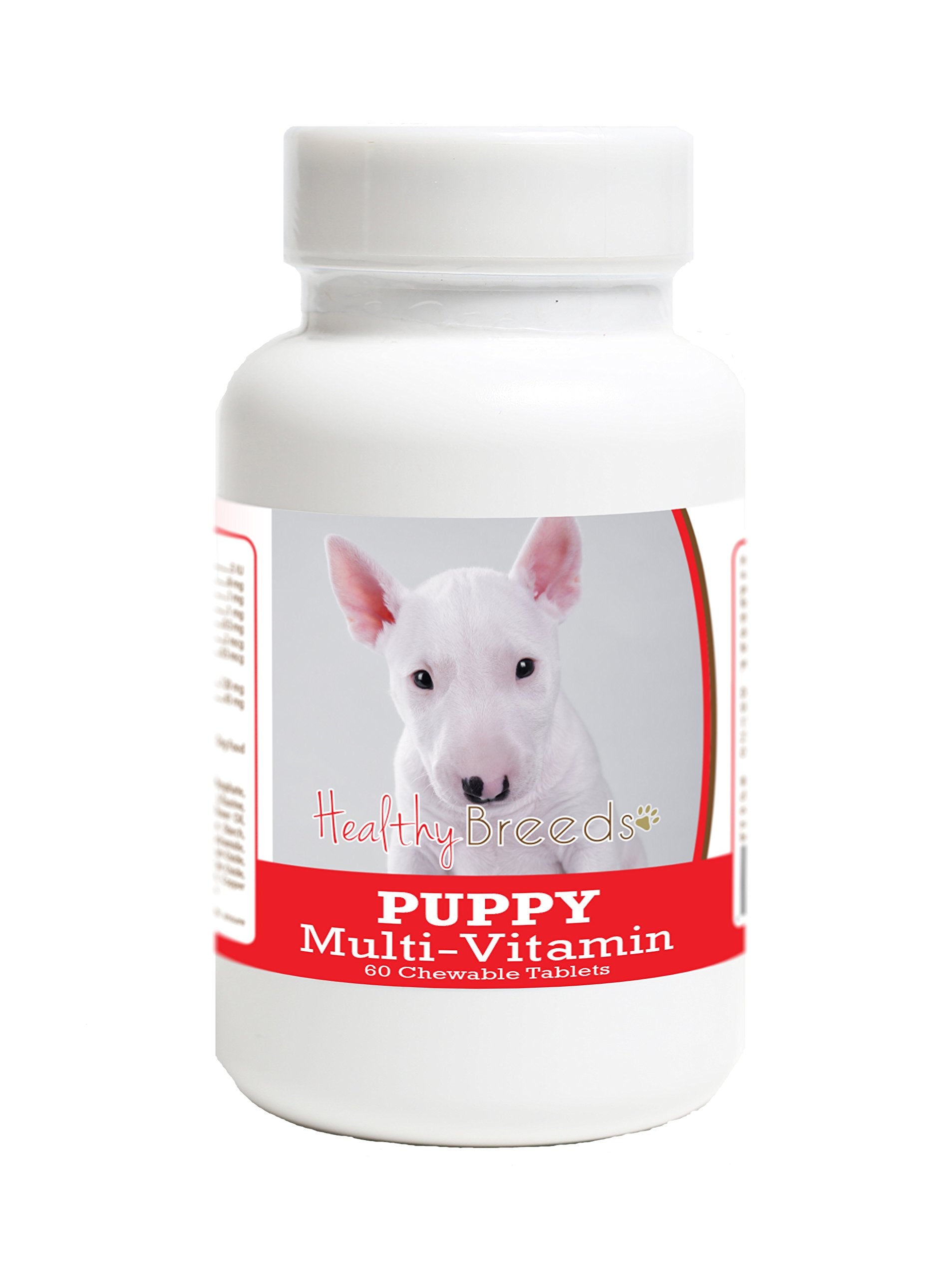 Healthy Breeds Bull Terrier Puppy Dog Multivitamin Tablet 60 Count