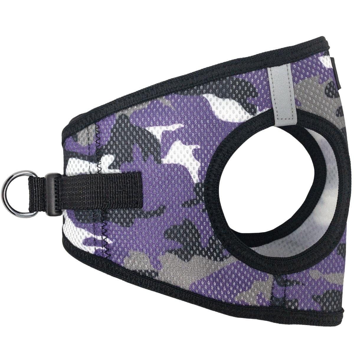 Doggie Design No Choke Dog Harness - Simple Step-In And Go Dog Vest For Small, Medium, And Large Breeds - Breathable Mesh Polyester Pet Harness - Purple Camo - 2Xl/3Xl