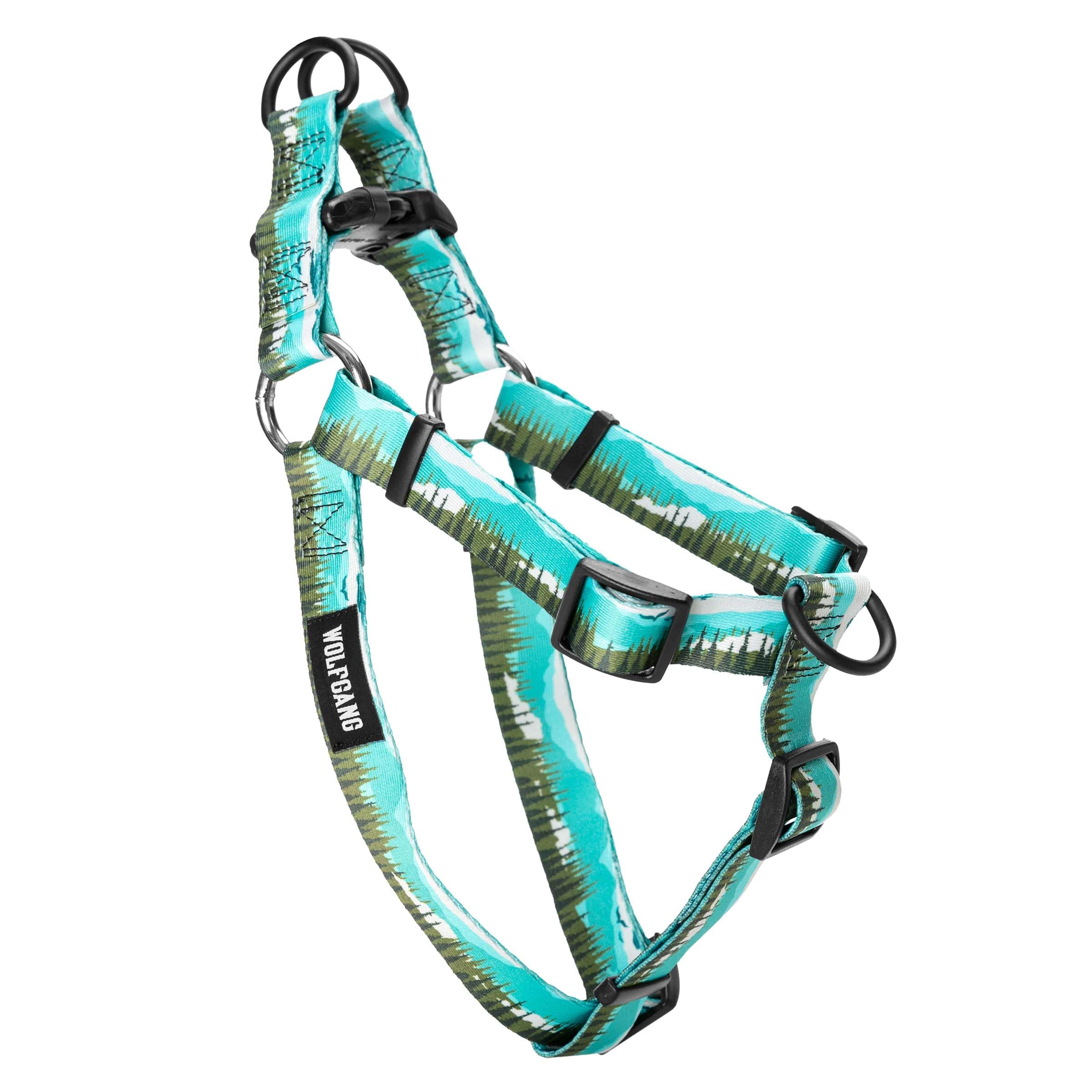 Wolfgang Heavy Duty Adjustable Dog Harness, Pull-Tested To Over 800 Lbs For Walking & Training, Greatescape Print, Extra Large