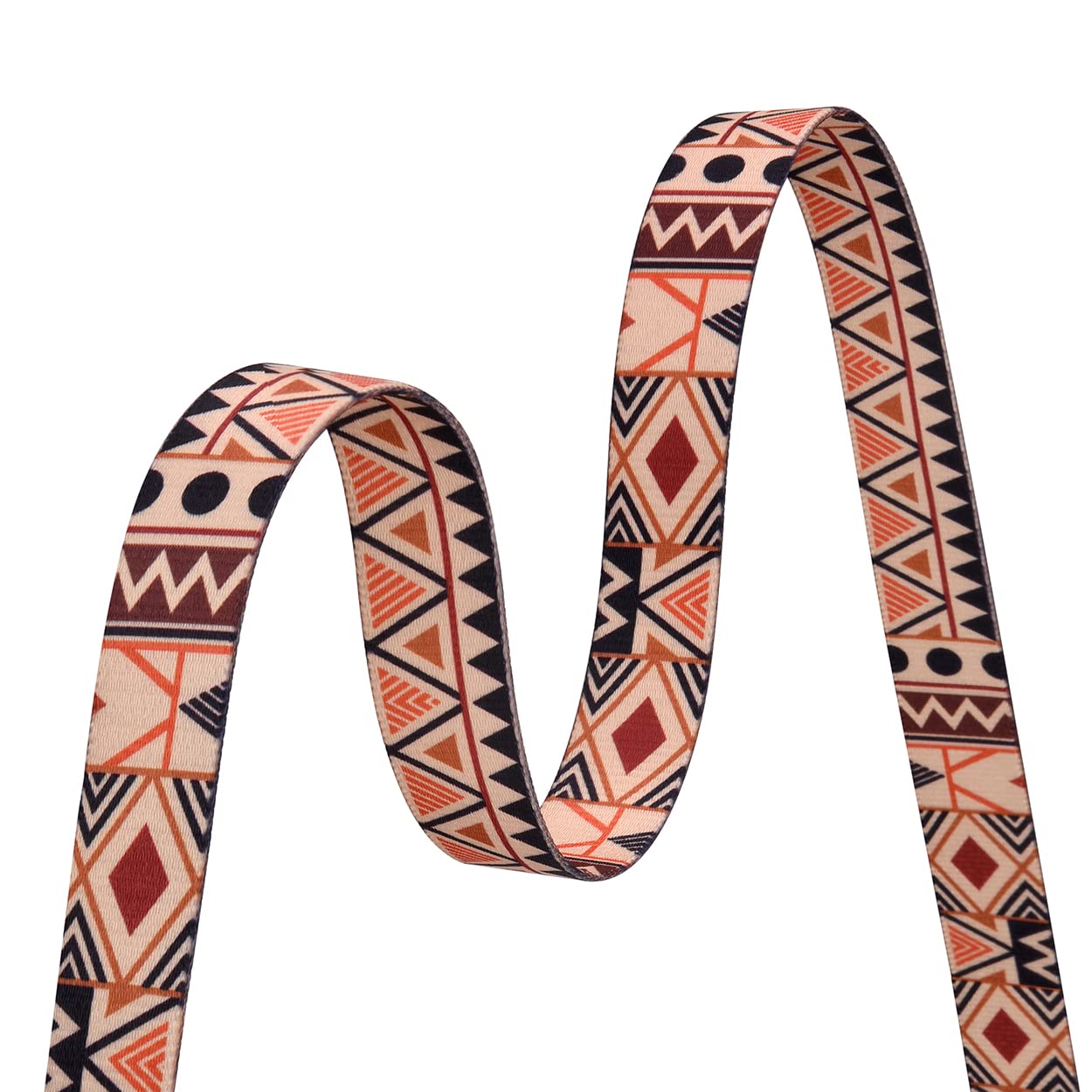 Hqyddmi Comfy Pet Collar And Leash Set, Soft Collar For Small-Medium Dogs, Geometry Pattern For Boys & Girls(M, Beige)