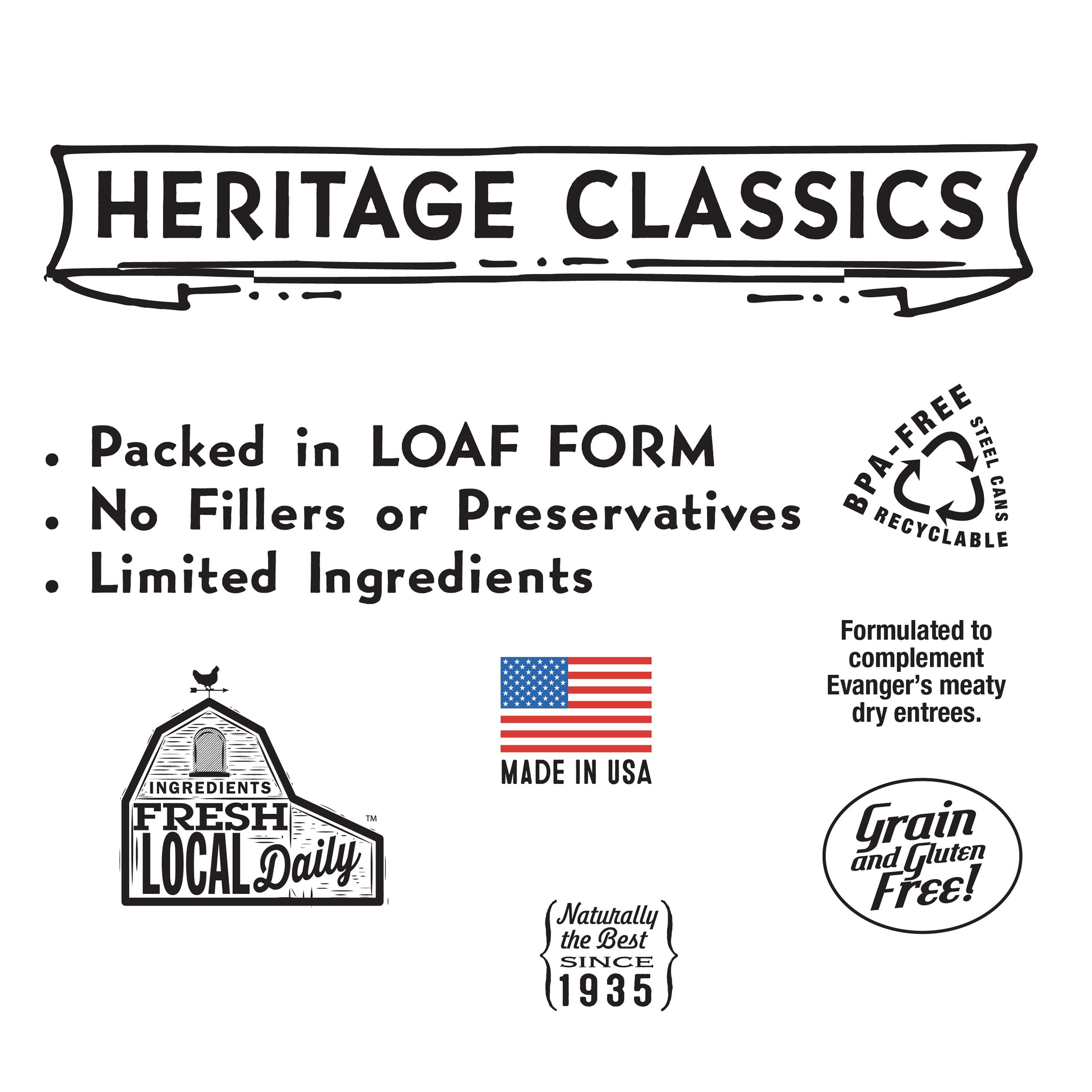 Evangers Heritage Classics Puppy Dinner for Dogs - 12, 12.5 oz Cans