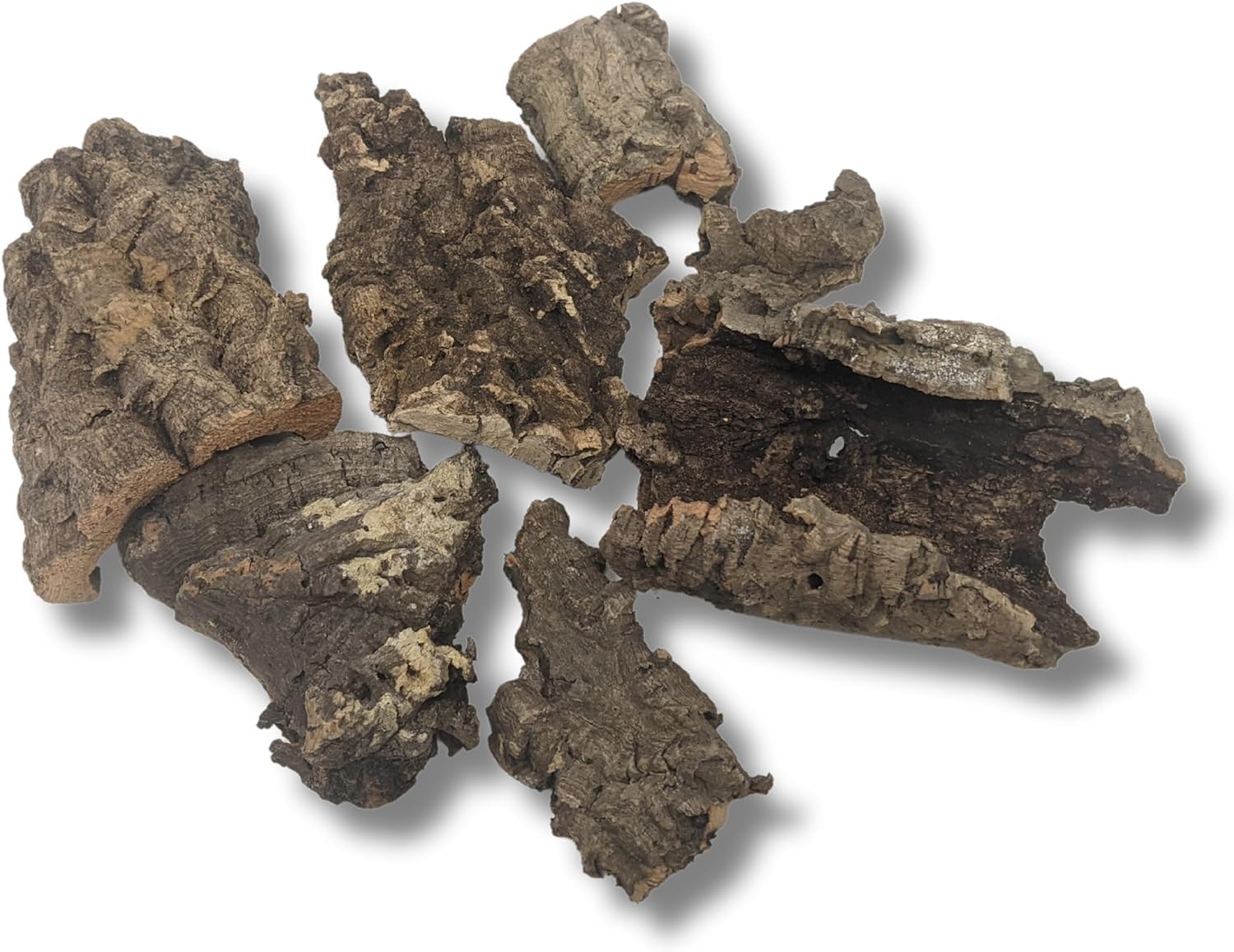 EZ Botanicals Cork Bark Bits - for Orchids, Airplants, Reptiles, Frogs, Springtails, Isopods, Terrariums, and Crafts (1)
