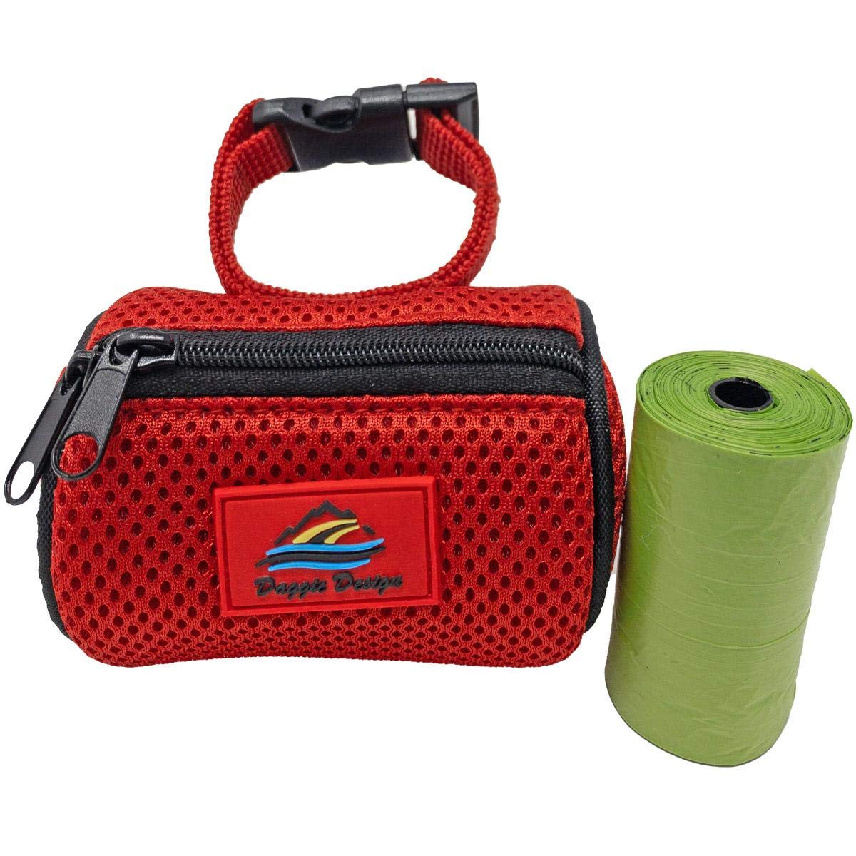 American River Poop Bag Holder (Red)