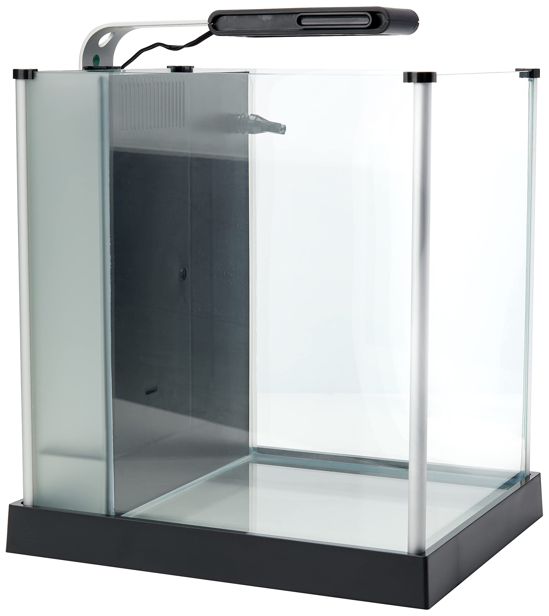 Fluval Spec Freshwater Aquarium Kit, Aquarium With Led Lighting And 3-Stage Filtration, 2.6 Gallon, Black, Large Breeds