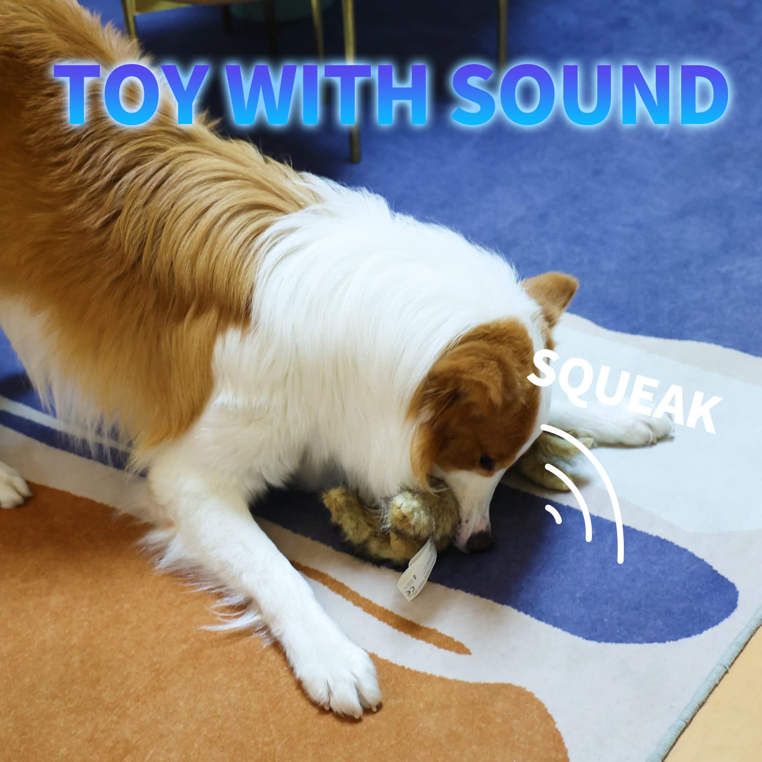 All For Paws Classic Brown Rabbit Pet Toys, Large