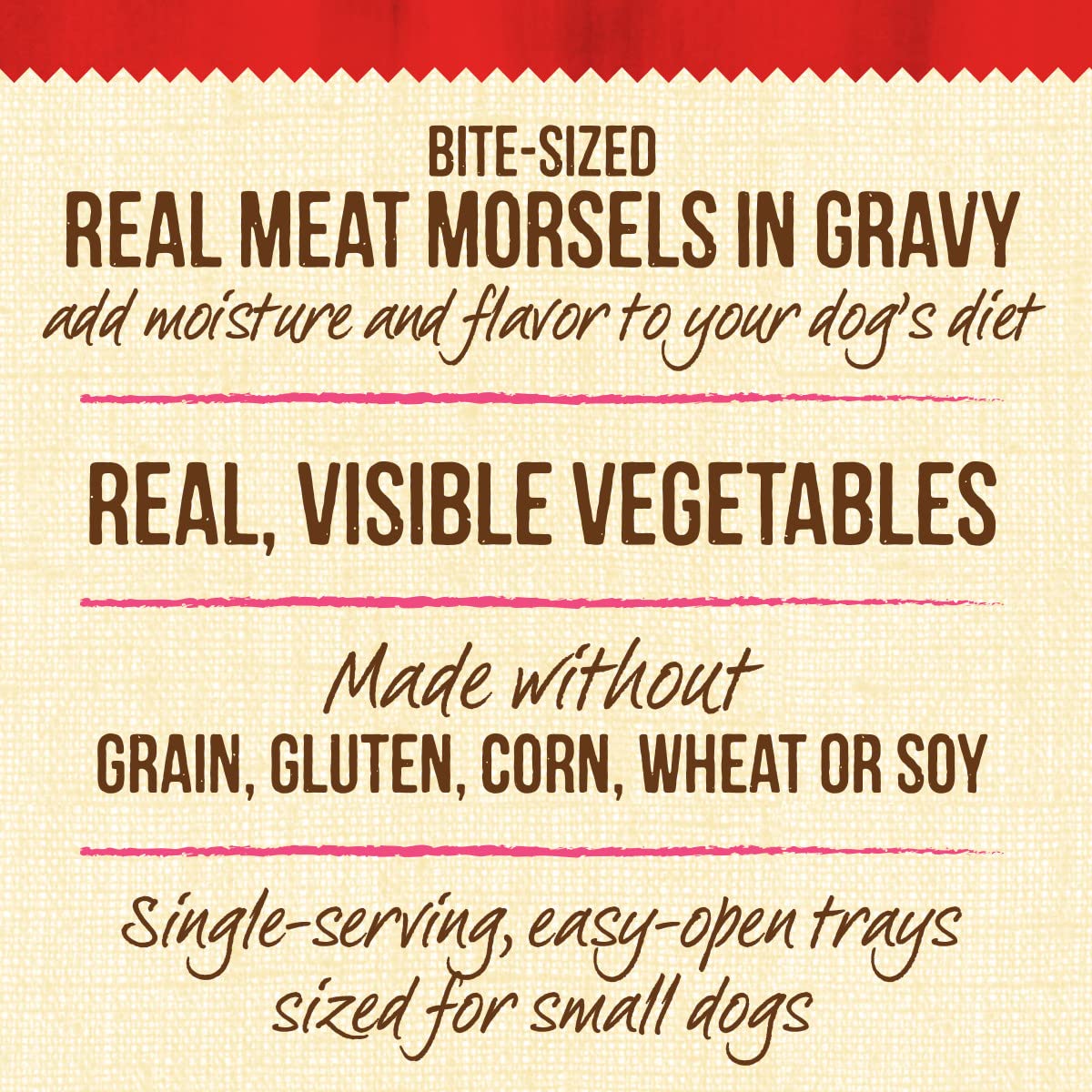 Merrick Lil Plates Premium Grain Free Natural Wet Dog Food For Small Dogs, Soft Teeny Texas Steak Tips Recipe