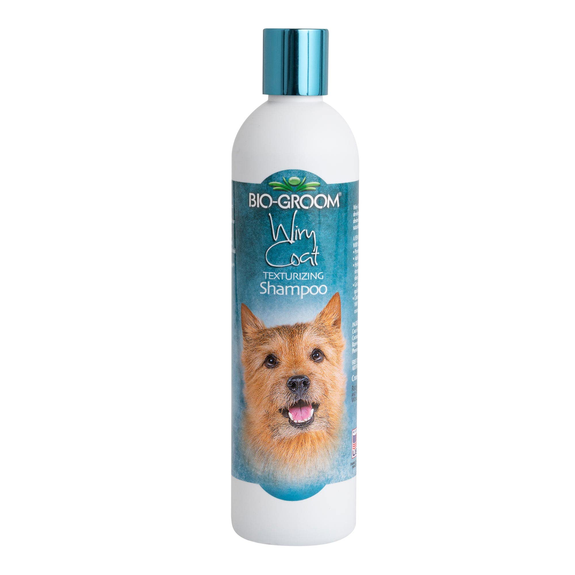 Bio-Groom Wiry Coat Dog Shampoo - Tearless, Dog Bathing Supplies, Puppy Wash, Cat & Dog Grooming Supplies, Cruelty-Free, Made In Usa, Texturizing Shampoo, Dog Products - 12 Fl Oz 1-Pack