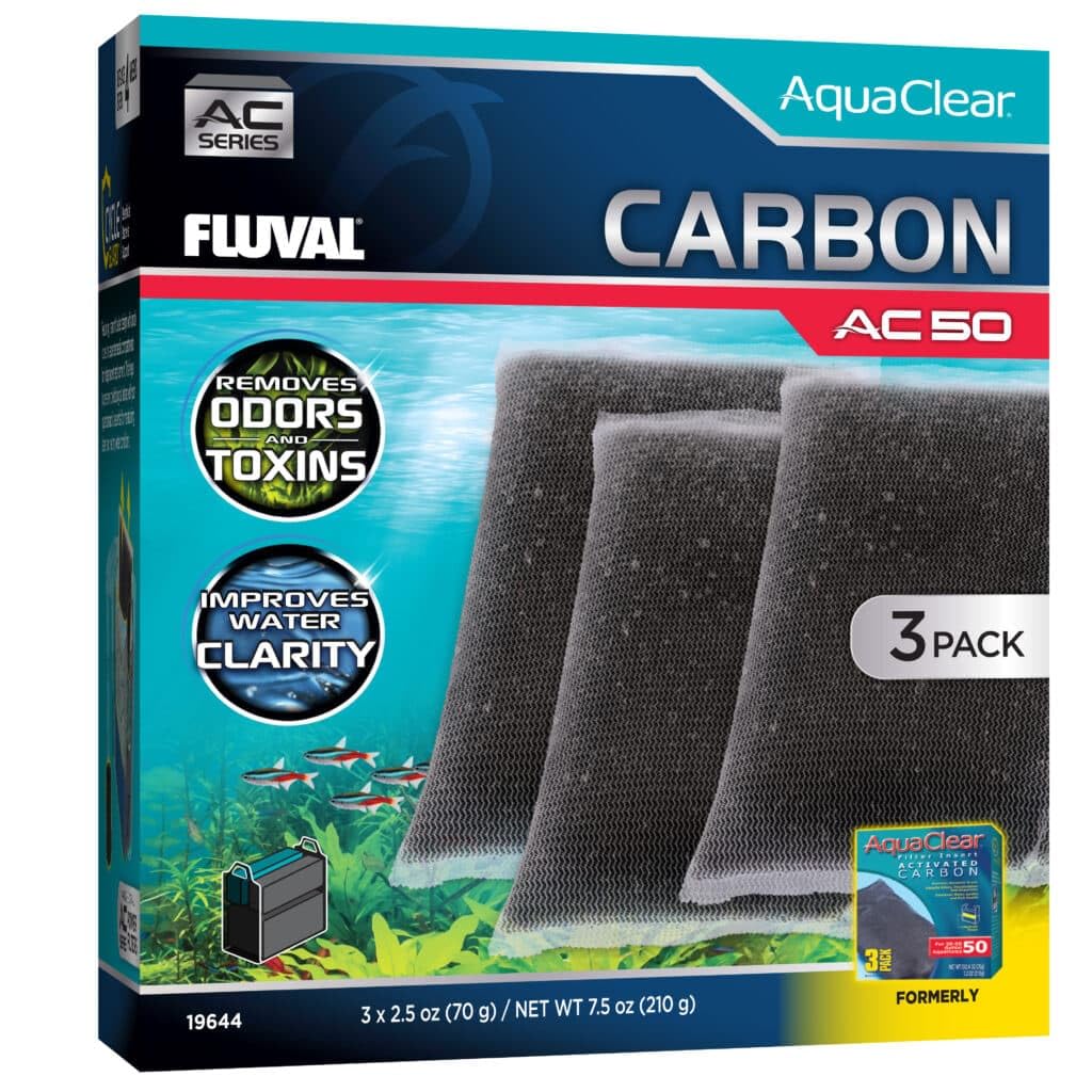 Carbon for AC50 Power Filter, 7.5 oz / 210 g, 3-Pack - Fluval USA (fluvalaquatics.com)