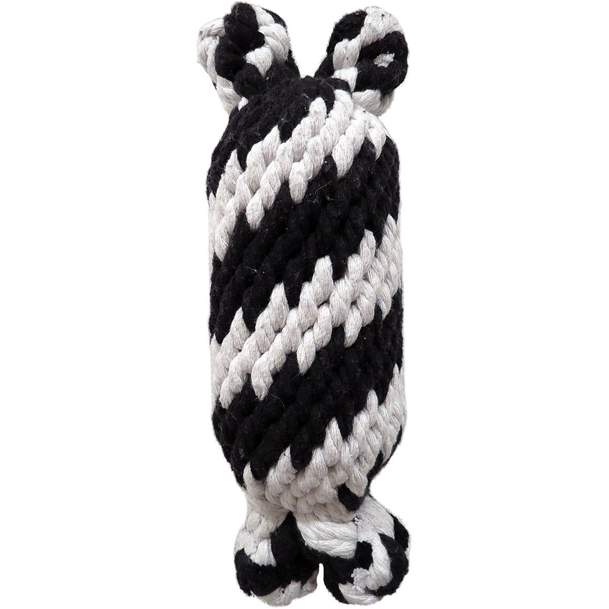 Scoochie Pet Products Super Scooch Braided Rope Man with Squeaker Dog Toy, Large, 9-Inch