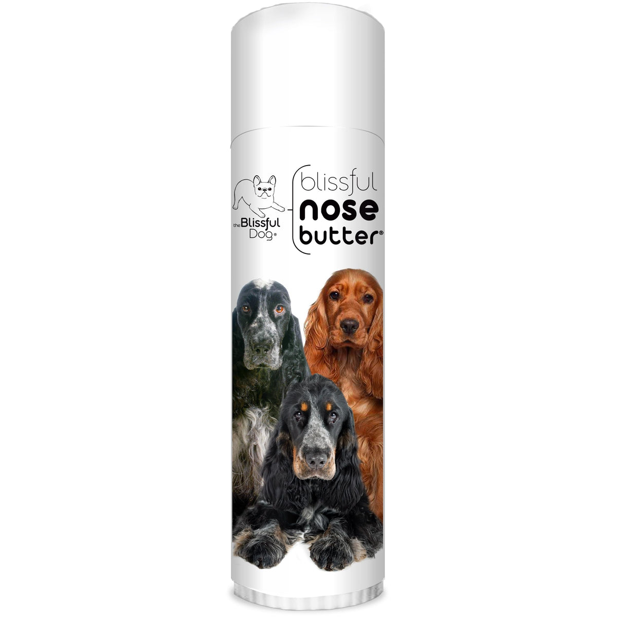 The Blissful Dog English Cocker Spaniel Unscented Nose Butter - Dog Nose Butter, 0.50 Ounce