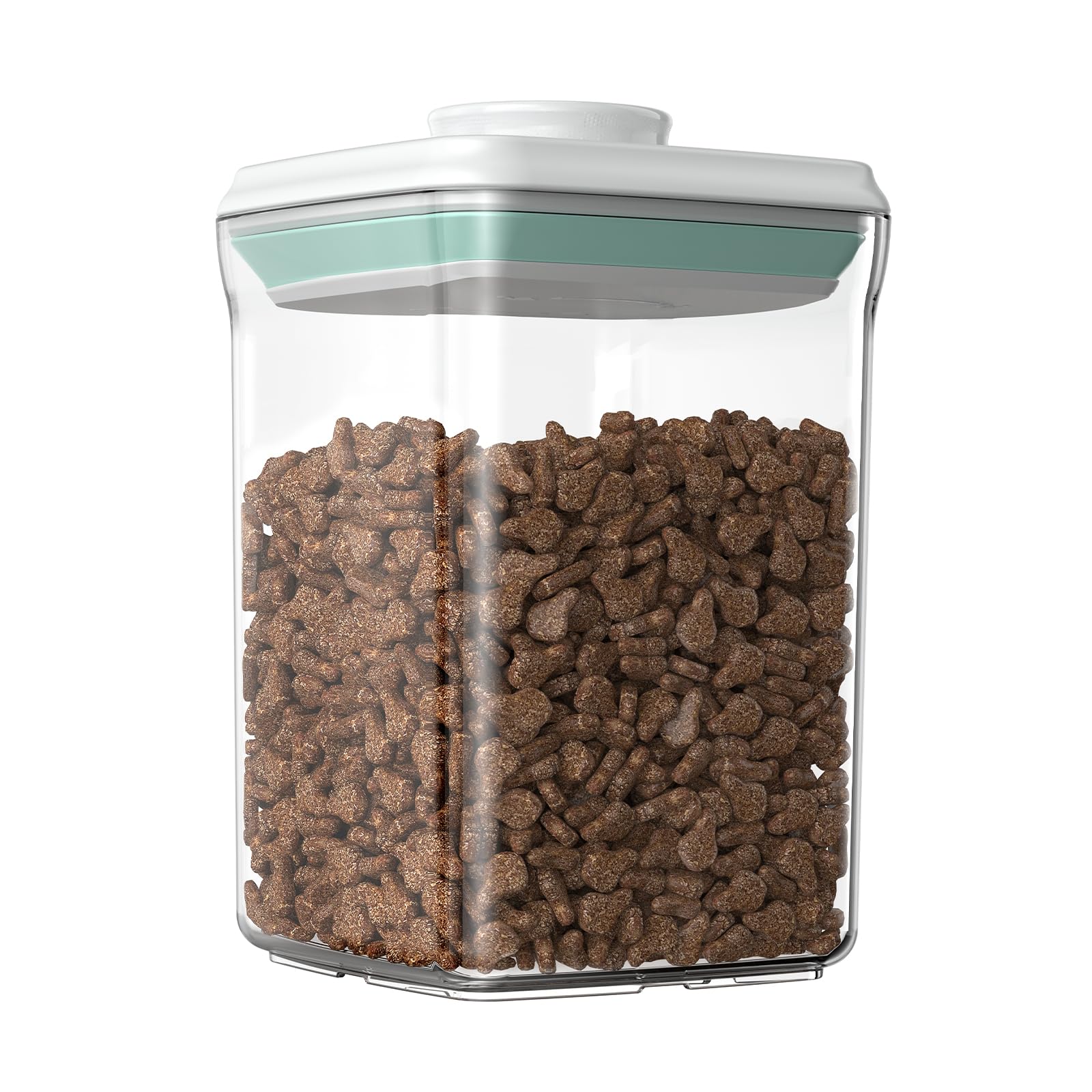 FAFAFLYER Dog-Cat POP Treat-Airtight jar-Container - 1.3 Qt/1.2 L | Ideal For Up To 1.3 Lb Of Treats | Stackable One-Touch Openi