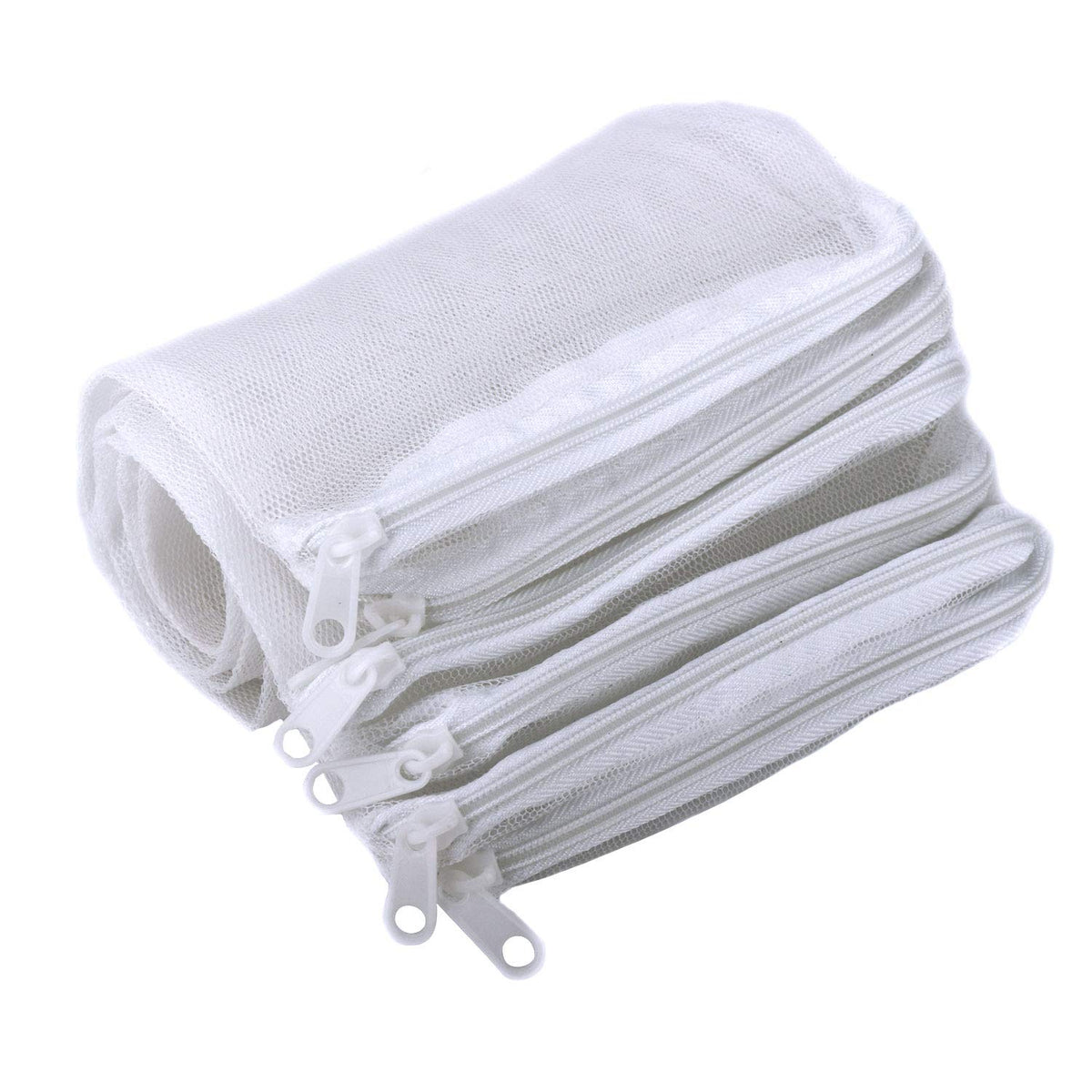 Segarty Aquarium Media Bags, 10Pcs 7.7X5.9In Nylon Mesh Aquarium Filter, Media Bags With Plastic Zipper, Fish Tank Net Bags For 