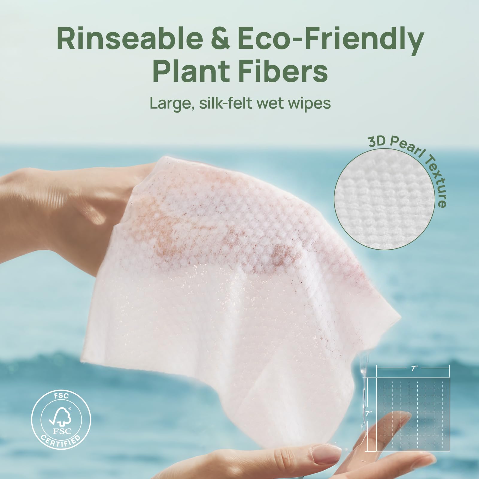 Hicc Pet Wipes For Dogs & Cats, Cleansing Deodorizing & Soothing Allergy Infections Anal Gland Pets Wipes With Coconut Oil - Dog