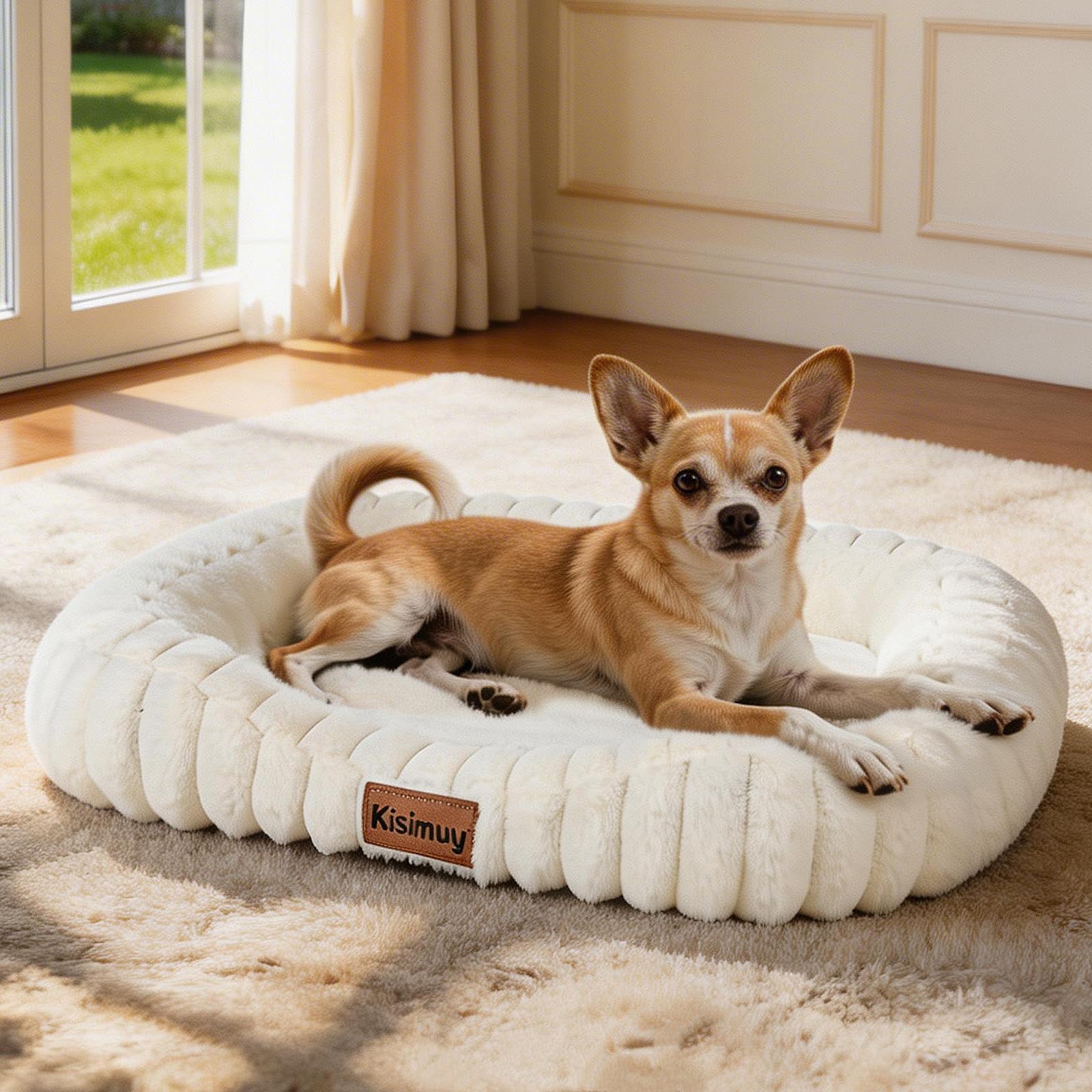 KISIMUY Orthopedic Dog Bed, Washable Small Dog Couch for Senior Dogs