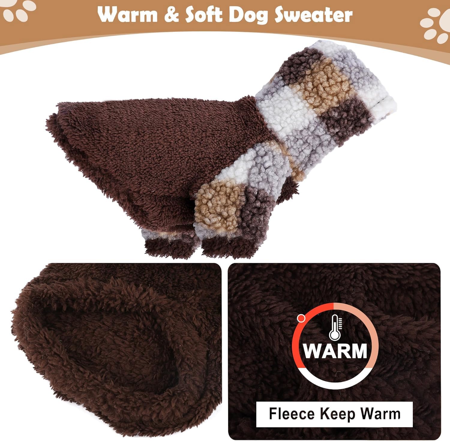 Chihuahua Clothes Fleece Dog Hoodie Winter Puppy Clothes For Small Dogs Boy Small Dog Sweater Soft Stretchy Puppy Sweaters For E