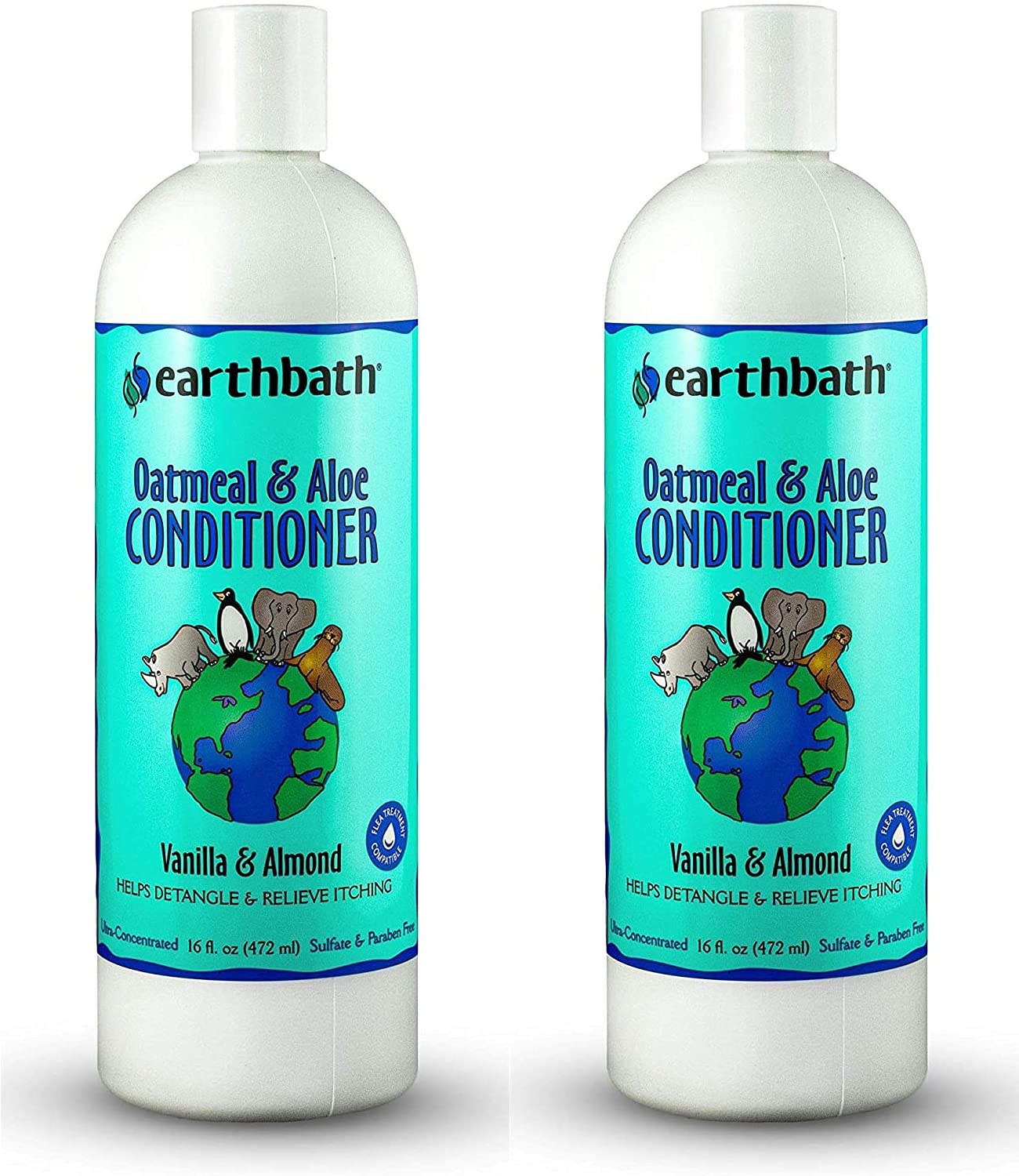 Earthbath, Oatmeal & Aloe Conditioner - Dog Conditioner For Allergies & Itching, Dry Skin, Helps Detangle & Relieve Itching, Mad