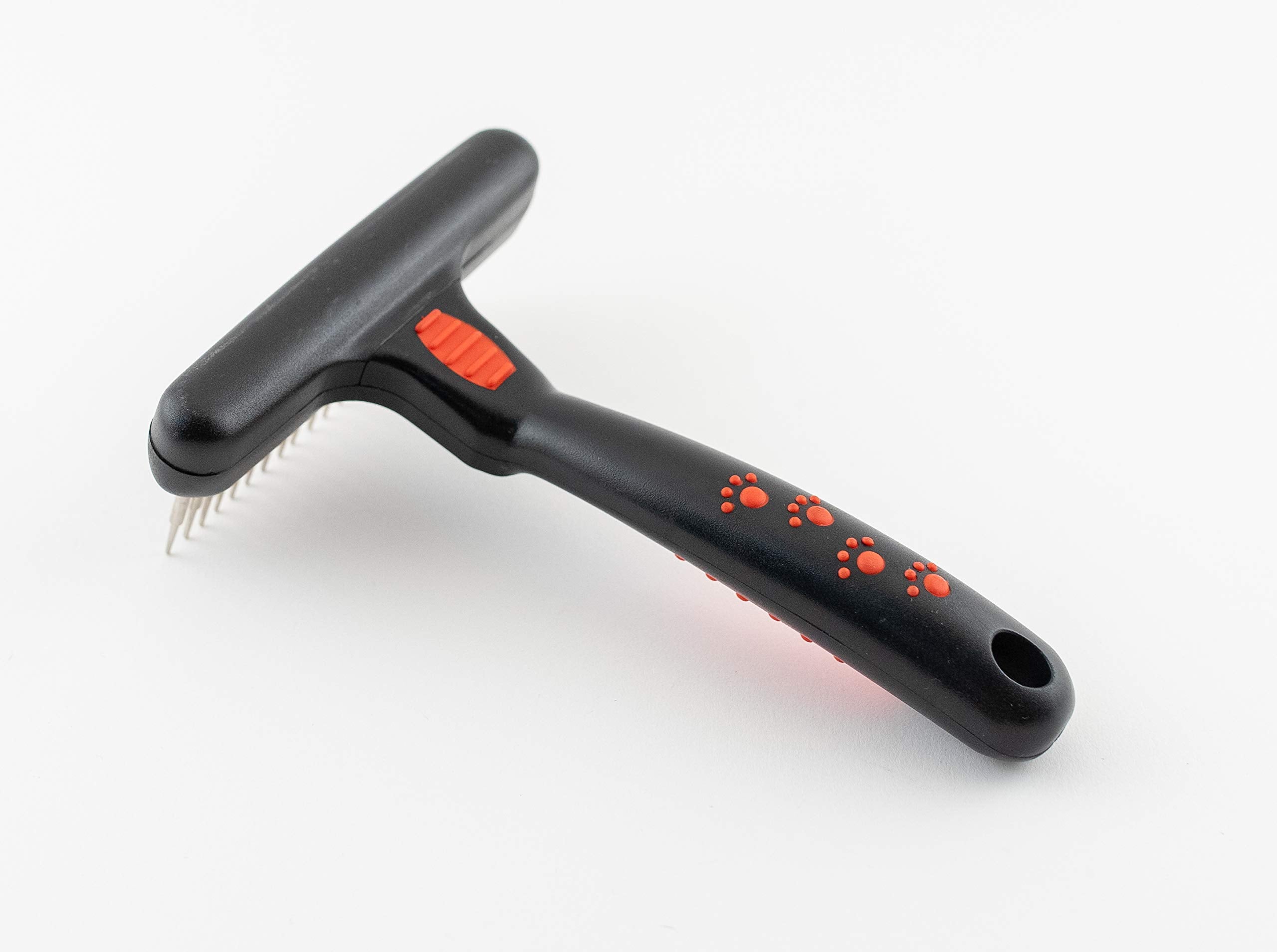 Ryan'S Pet Supplies Paw Brothers Magic Spring Undercoat Rake For Dogs, Professional Grade Grooming Tool, Stainless Steel Pins, R