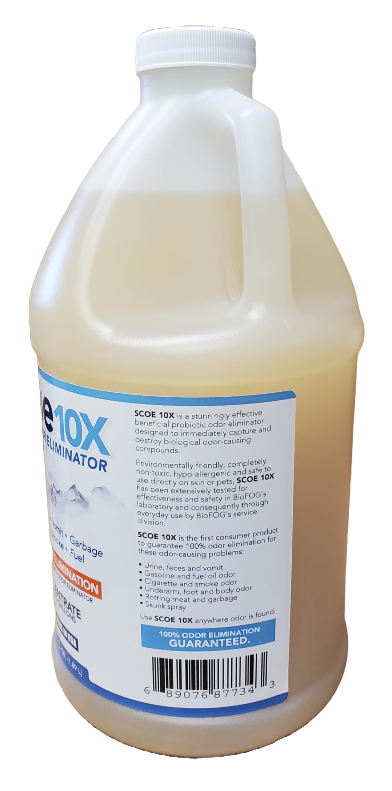 Scoe 10X Odor Eliminator Concentrate- Makes 5 Gallons- Urine Odor Eliminator