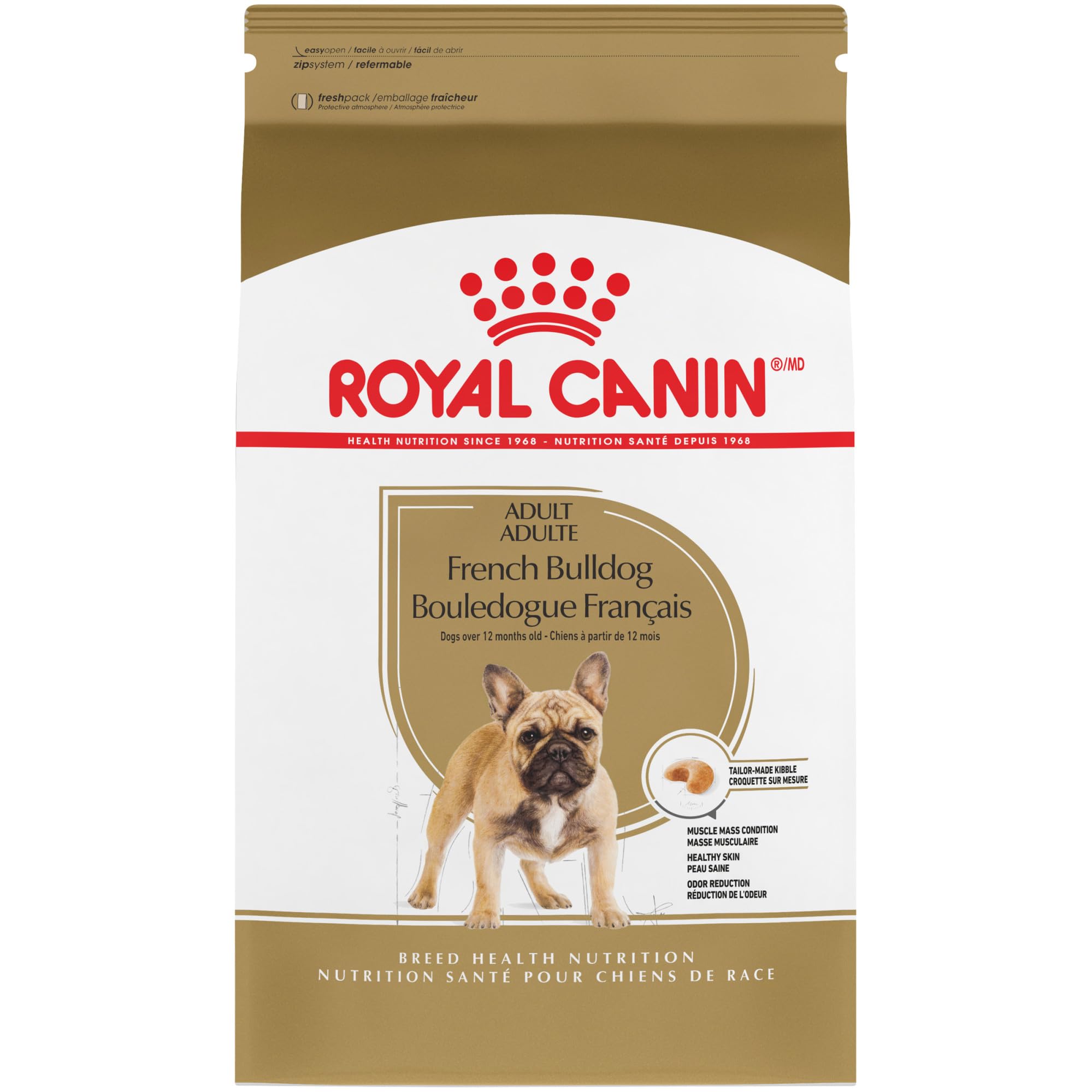 Royal Canin French Bulldog Adult Dry Dog Food, 6 lb bag