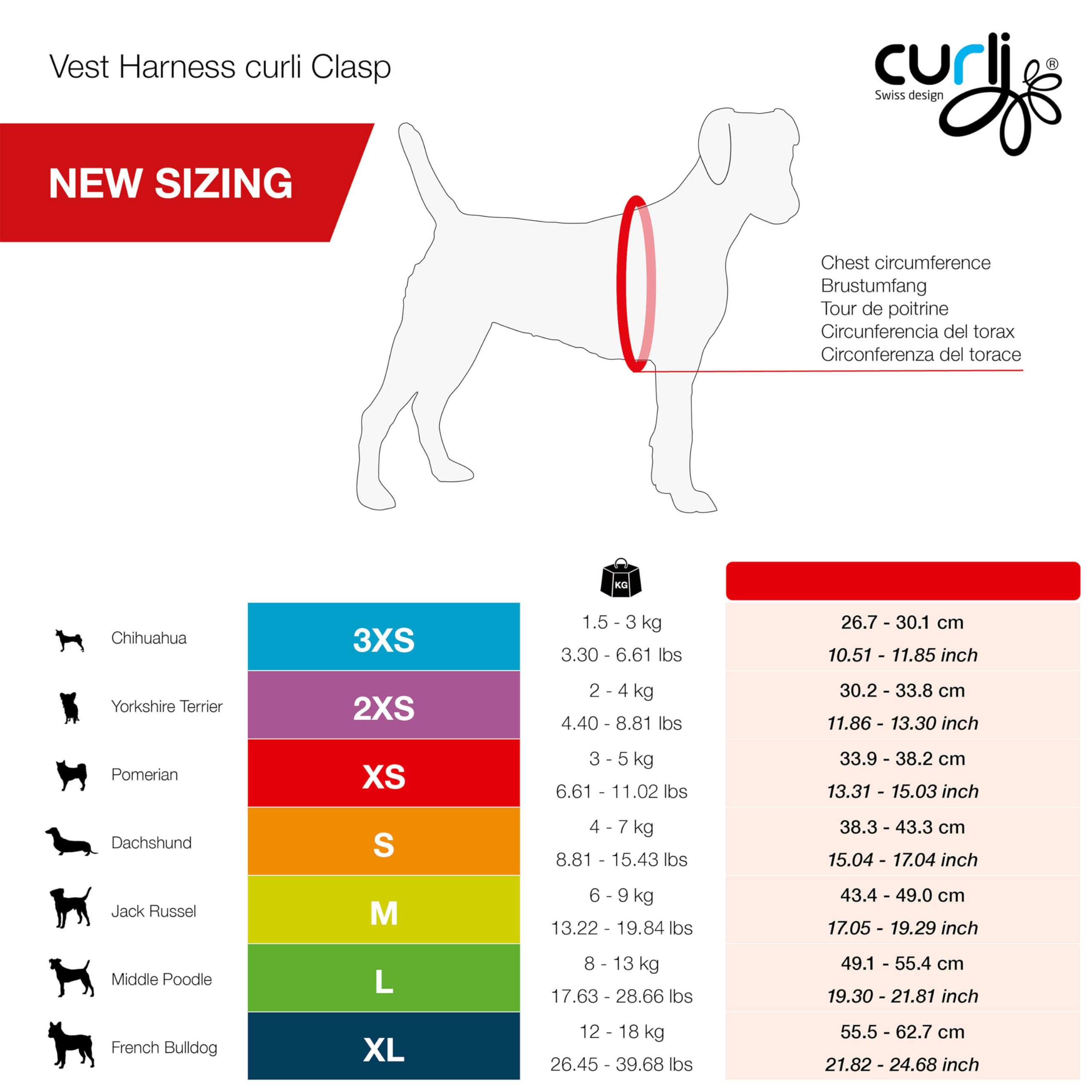 Vest Harness curli Clasp Air-Mesh Lime 3XS