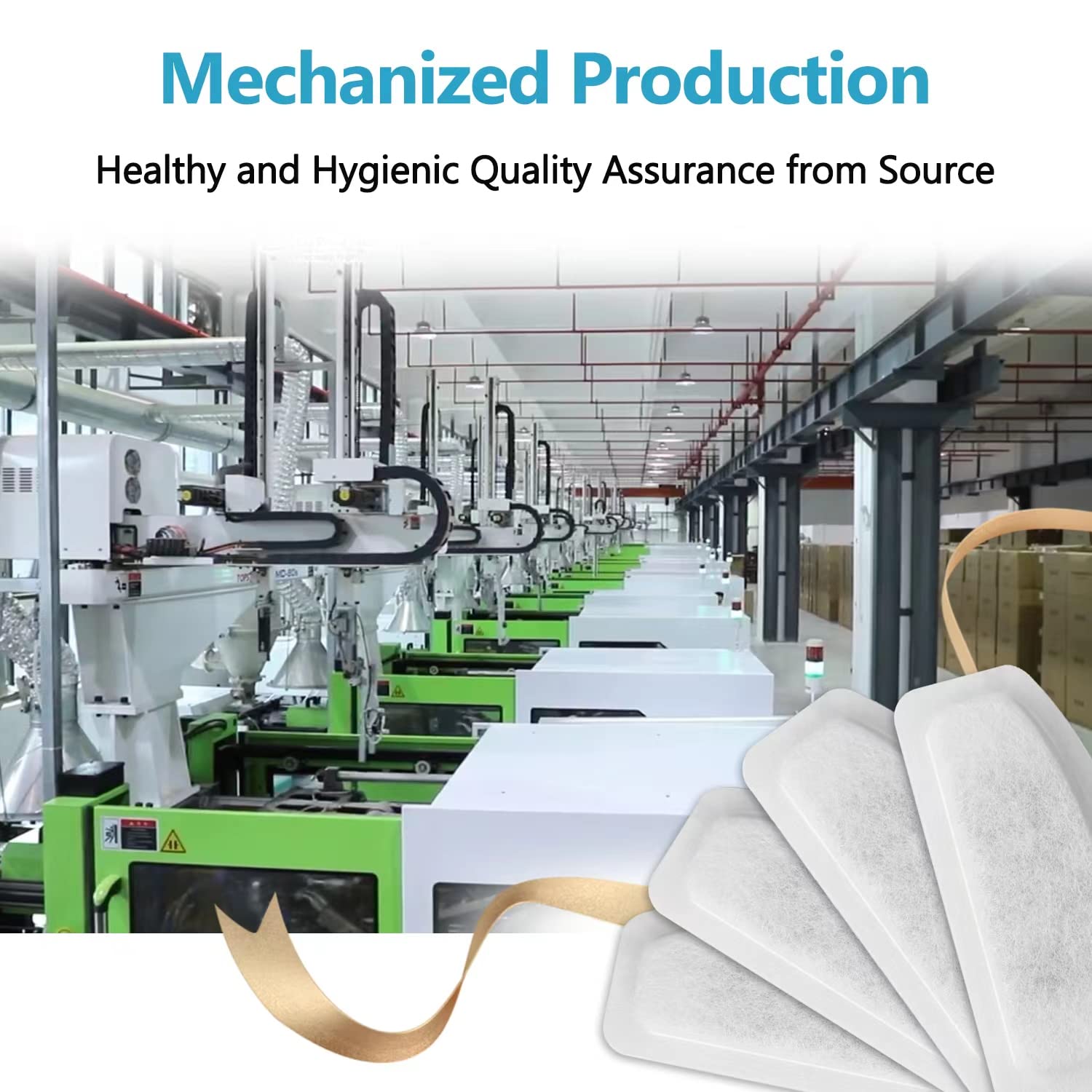 Orsda Cat Water Fountain Filters, Replacement Carbon, Resin Filters For D30 67Oz/2L Automatic Pet Fountain Cat Water Fountain Dog Water Dispenser, 3 Triple Filtration System (12Pcs 67Oz/2L Filters)