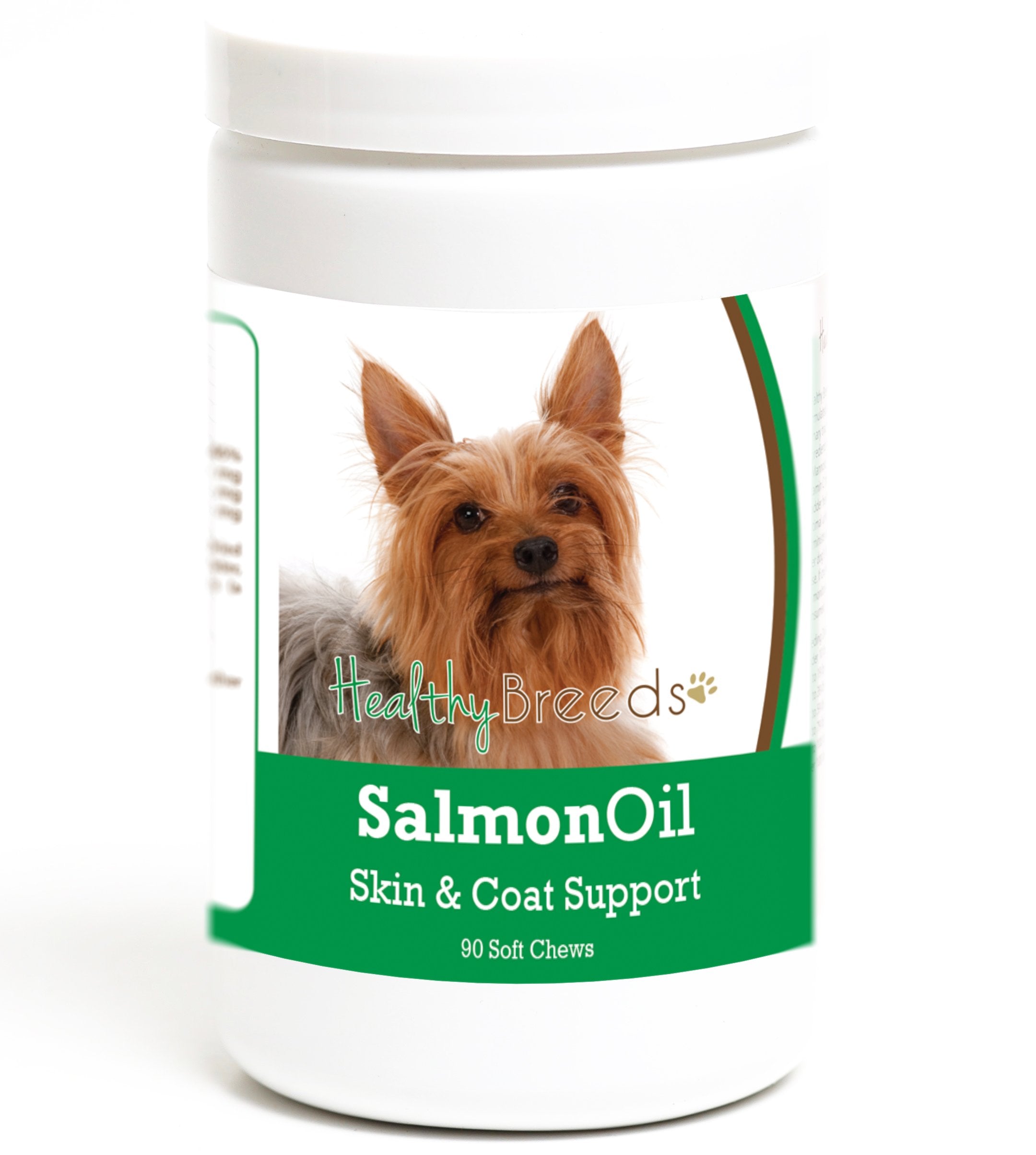 Healthy Breeds Silky Terrier Salmon Oil Soft Chews 90 Count