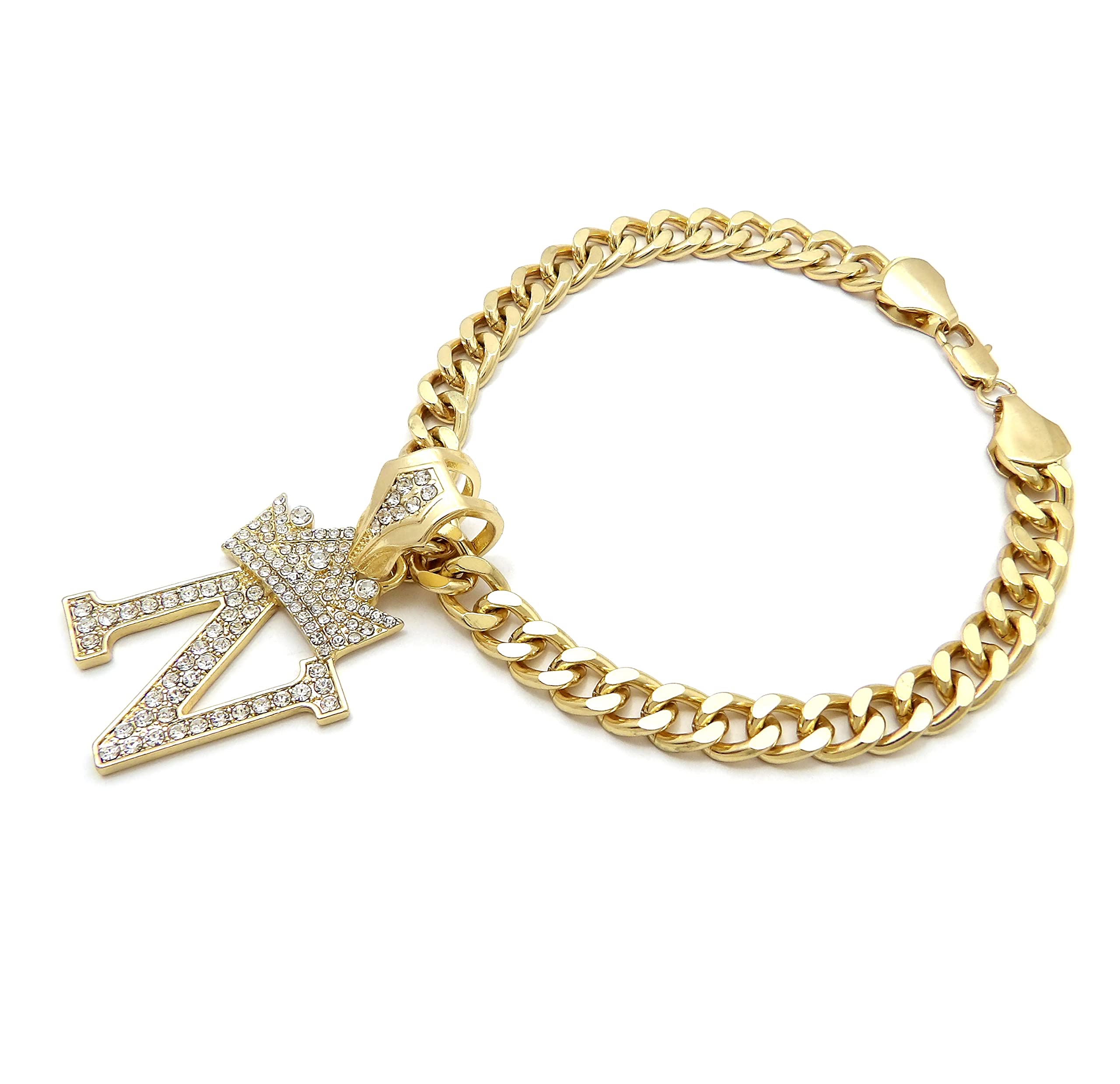 Initial Letter Cuban Chain Dog Chain Pet Chain Pet, Cat, Puppy Necklace (N, 22'')