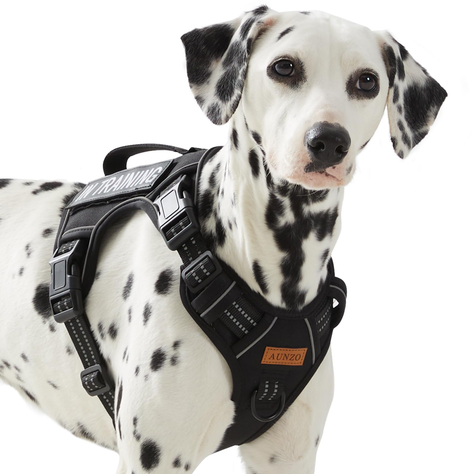 Tactical Dog Harness Medium Sized Dog, No Pull Pet Harness, Adjustable Dog Vest For Easy Walking, Breathable Oxford Material, Re