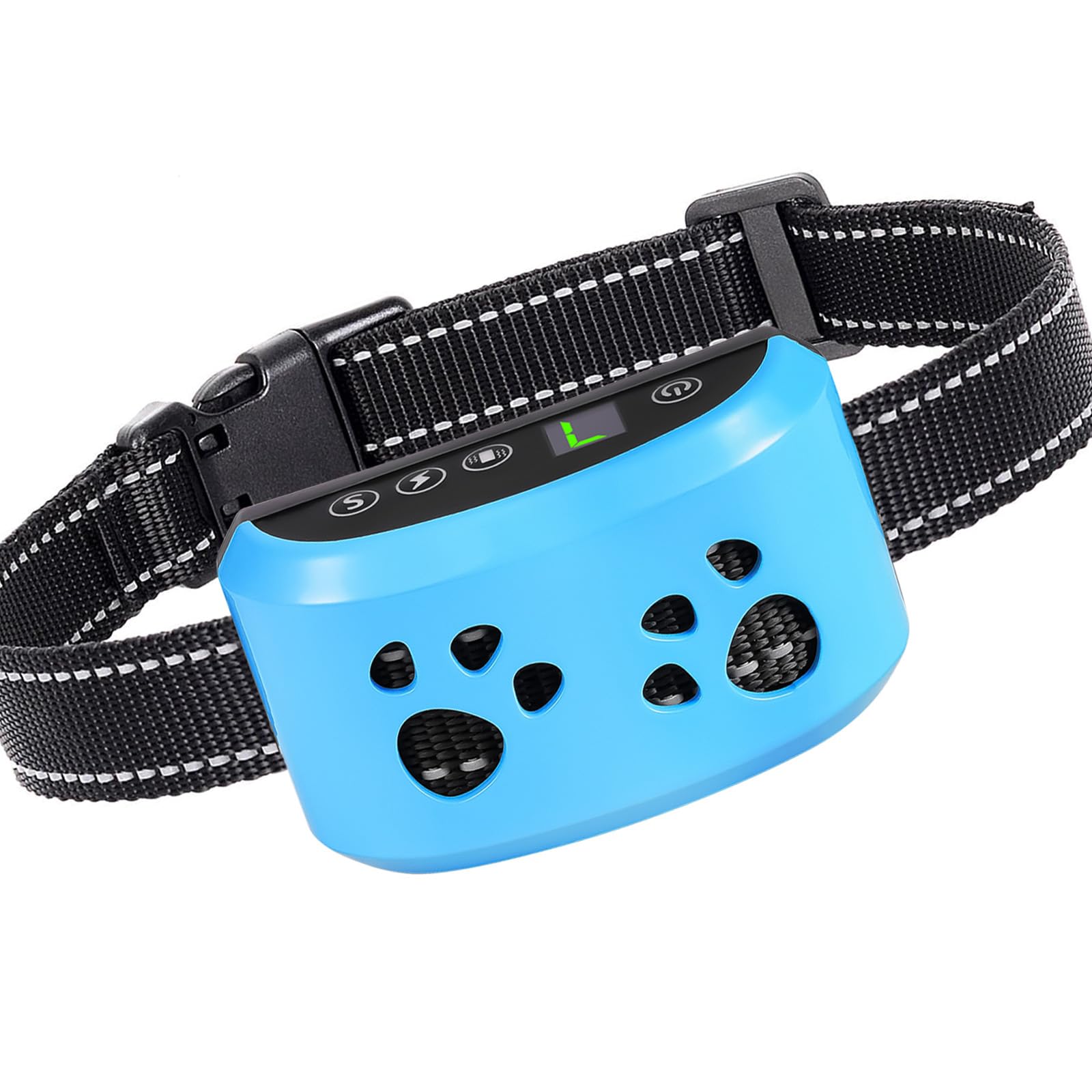 Dog Bark Collar, Svtrat Smart Bark Collar For Small Medium Large Dogs Anti Bark Collars With 4 Training Modes And 7 Level Sensit