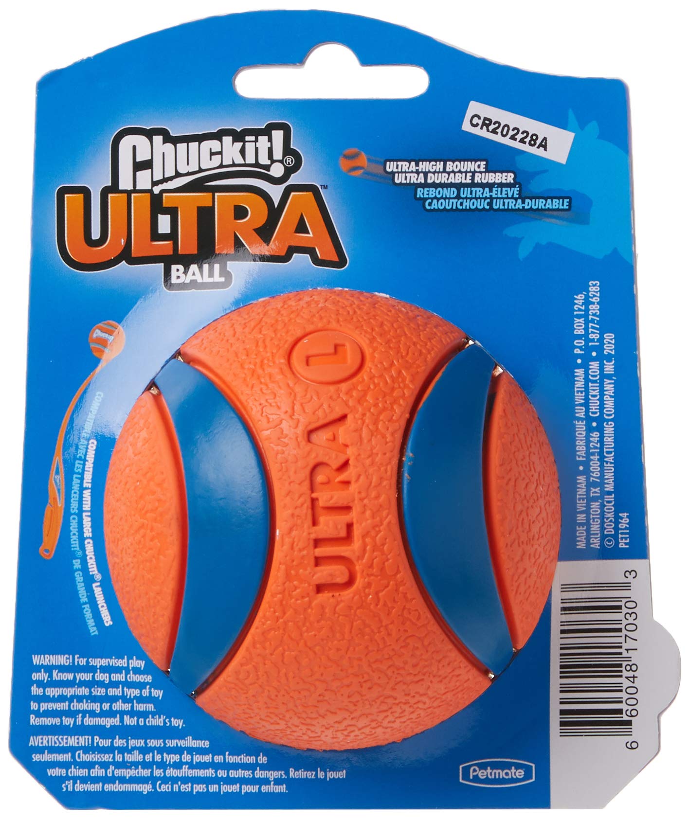 Chuckit Dog 3 Pack Of Ultra Balls, Large