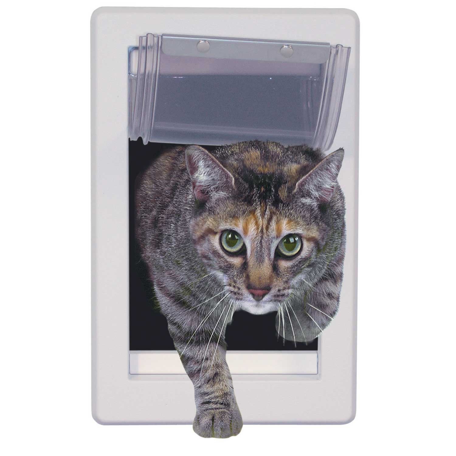 Perfect Pet Soft Flap Cat Door With Telescoping Frame, Small, 5'' X 7'' Flap Size