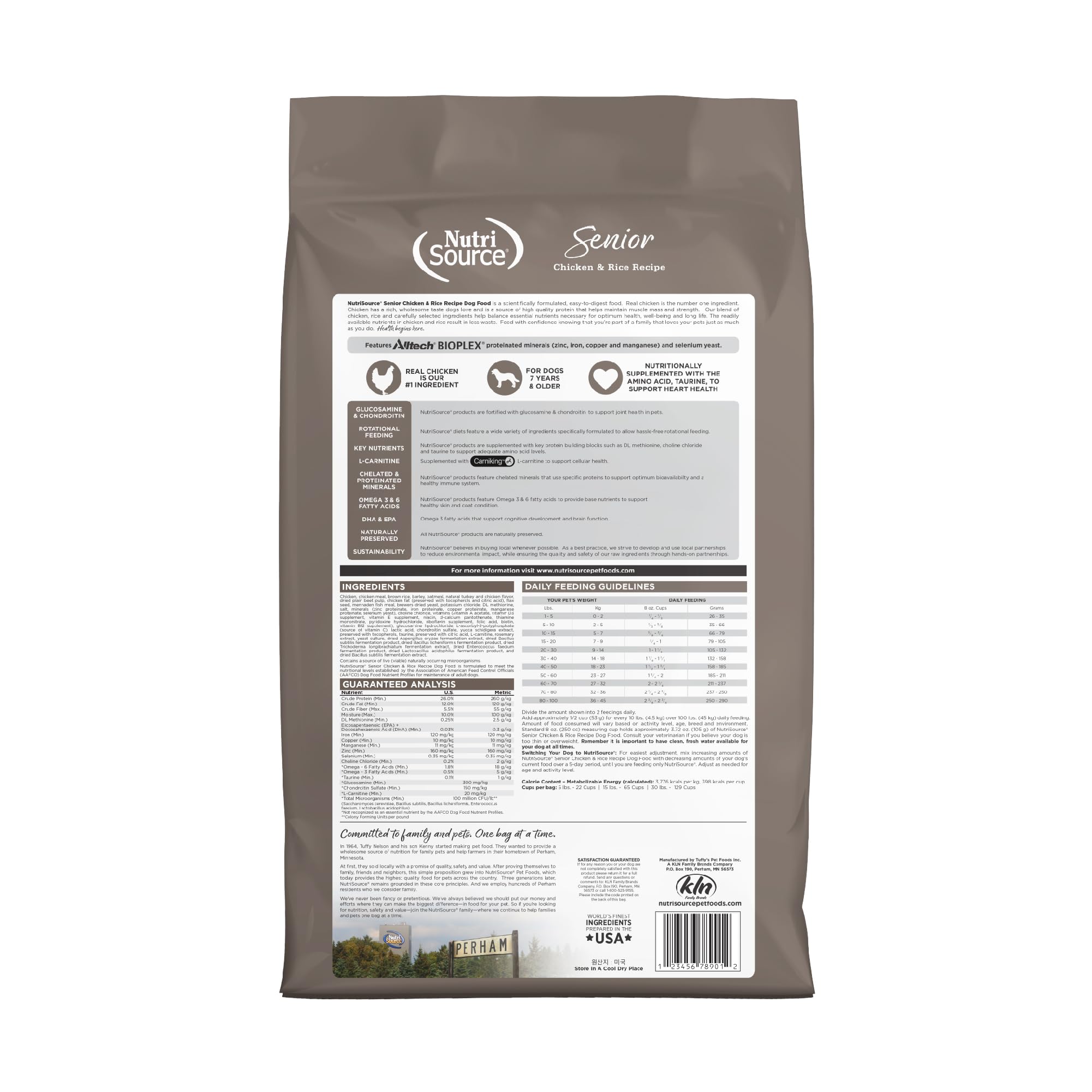 TuffyS Pet Food 26503 Nutrisource Senior Dog Food (1 Pack)