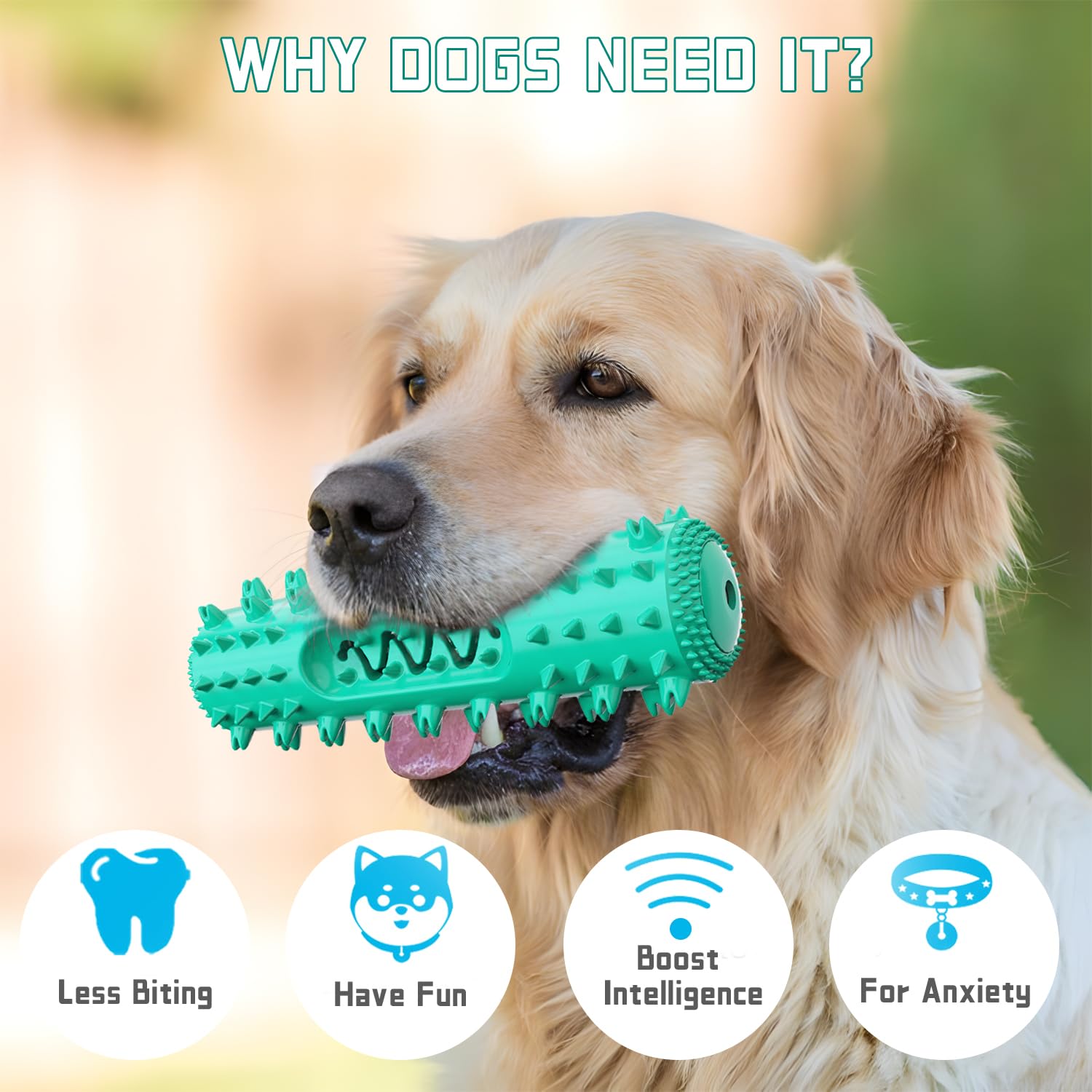 Selthoo Dog Chew Toys, Indestructible Dog Toys For Aggressive Chewers, Boredom And Stimulating Toys For Aggressive Chewers, Chew