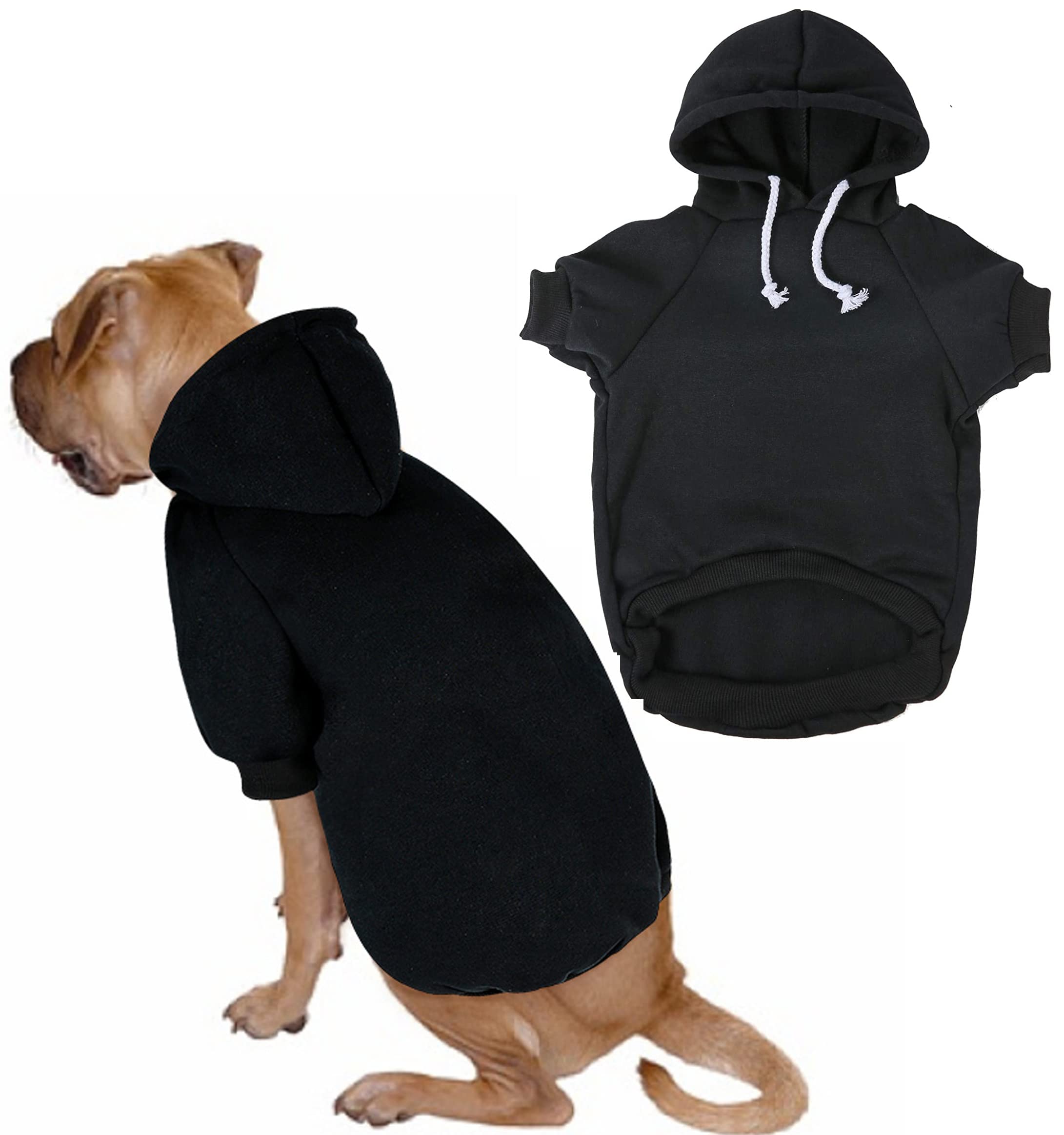 Blank Dog Sweatshirt Pet Hoodie For Medium Dogs Doggie Clothes