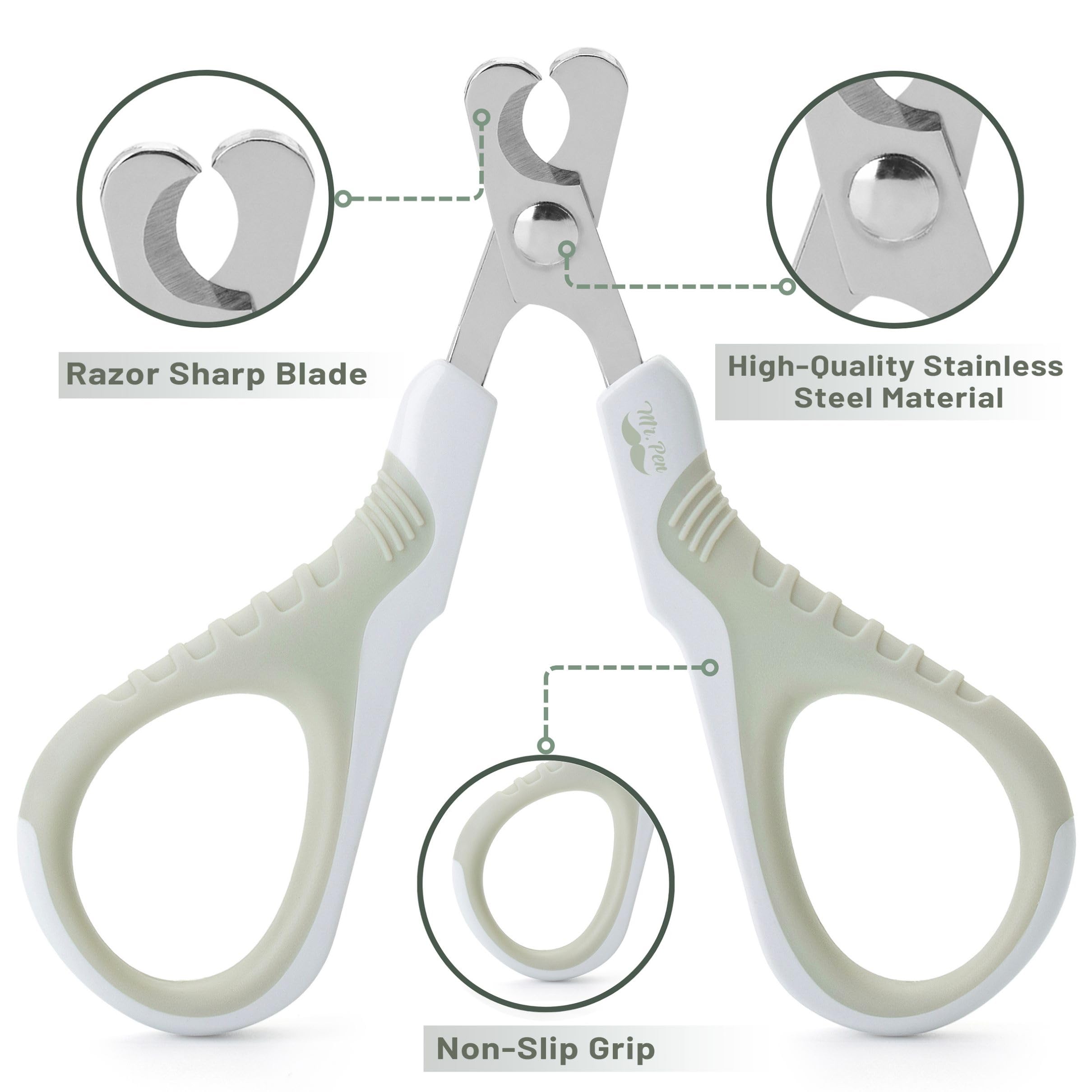 Mr. Pen Cat Nail Trimmer - Light Beige, Also Suitable For Kittens And Small Dogs - Cat Claw Trimmer