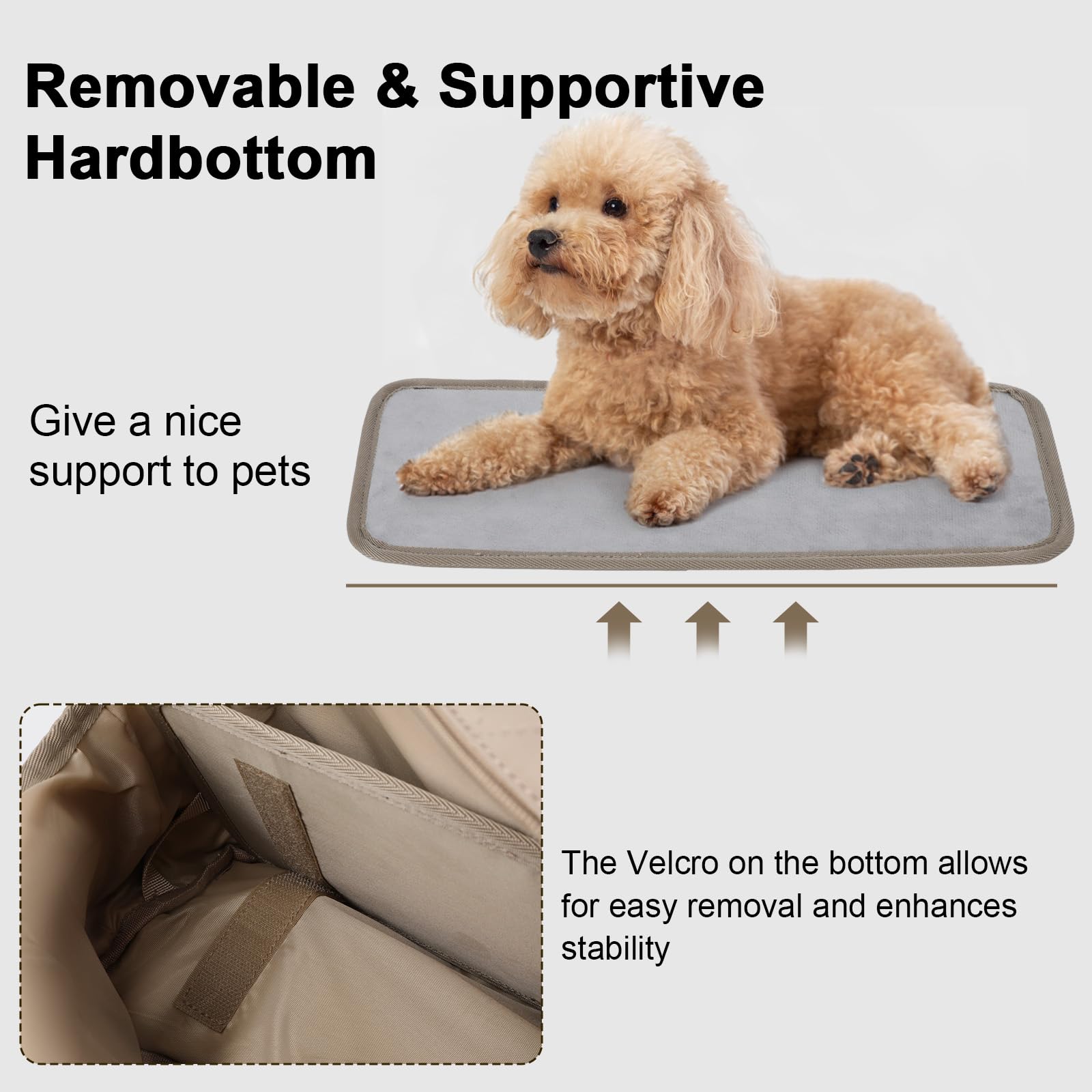 Pecute Dog Purse Carrier, Dog Carrier With Pockets For Small Dogs, Fits Dogs 5.5 Lbs To 11 Lbs, Lightweight Dog And Puppies Tote