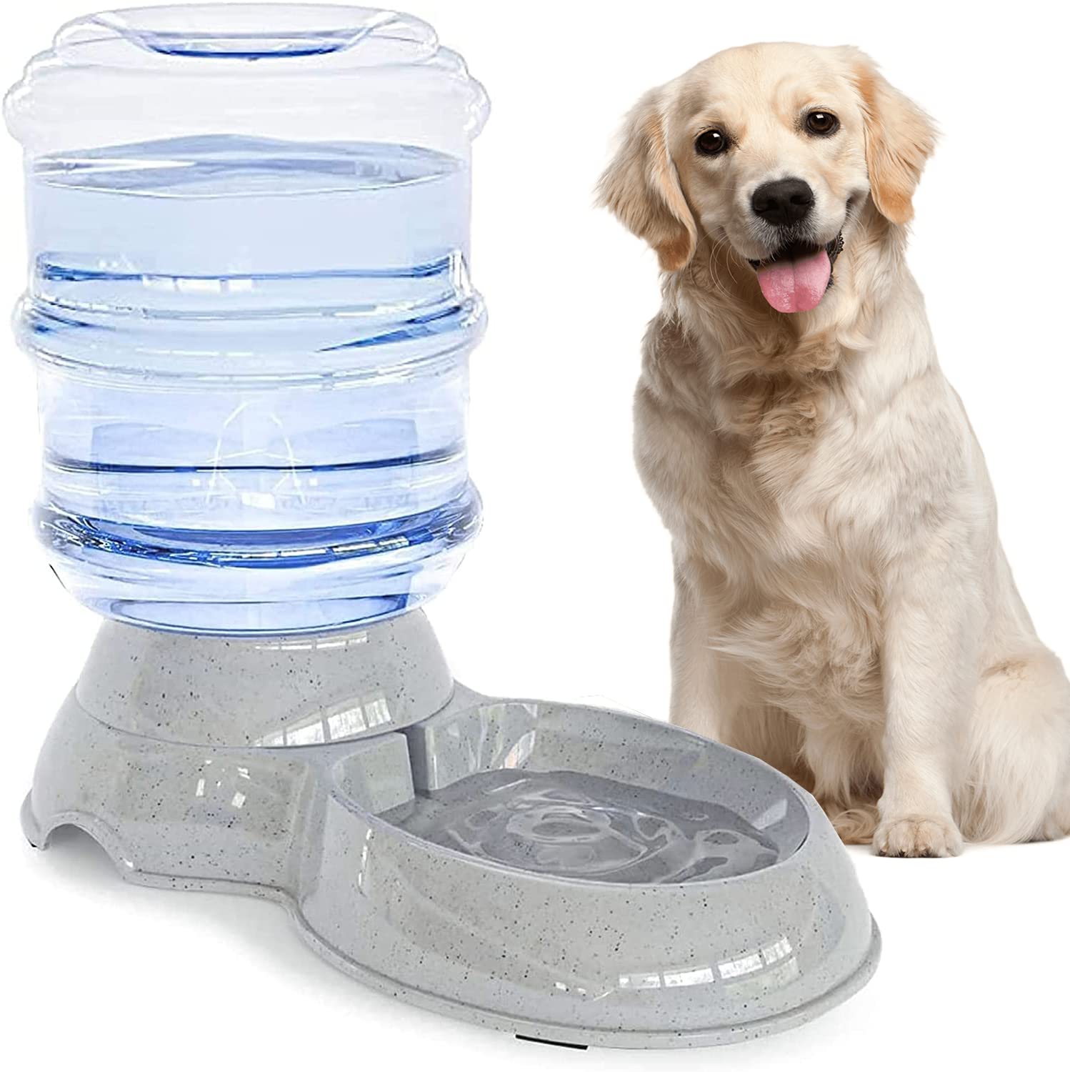 Dog Water Bowl Dispenser,3 Gallon/ 11L Pet Water Dispenser Station For Large Dogs And Cats,Gravity Automatic Feeder,Large Size D