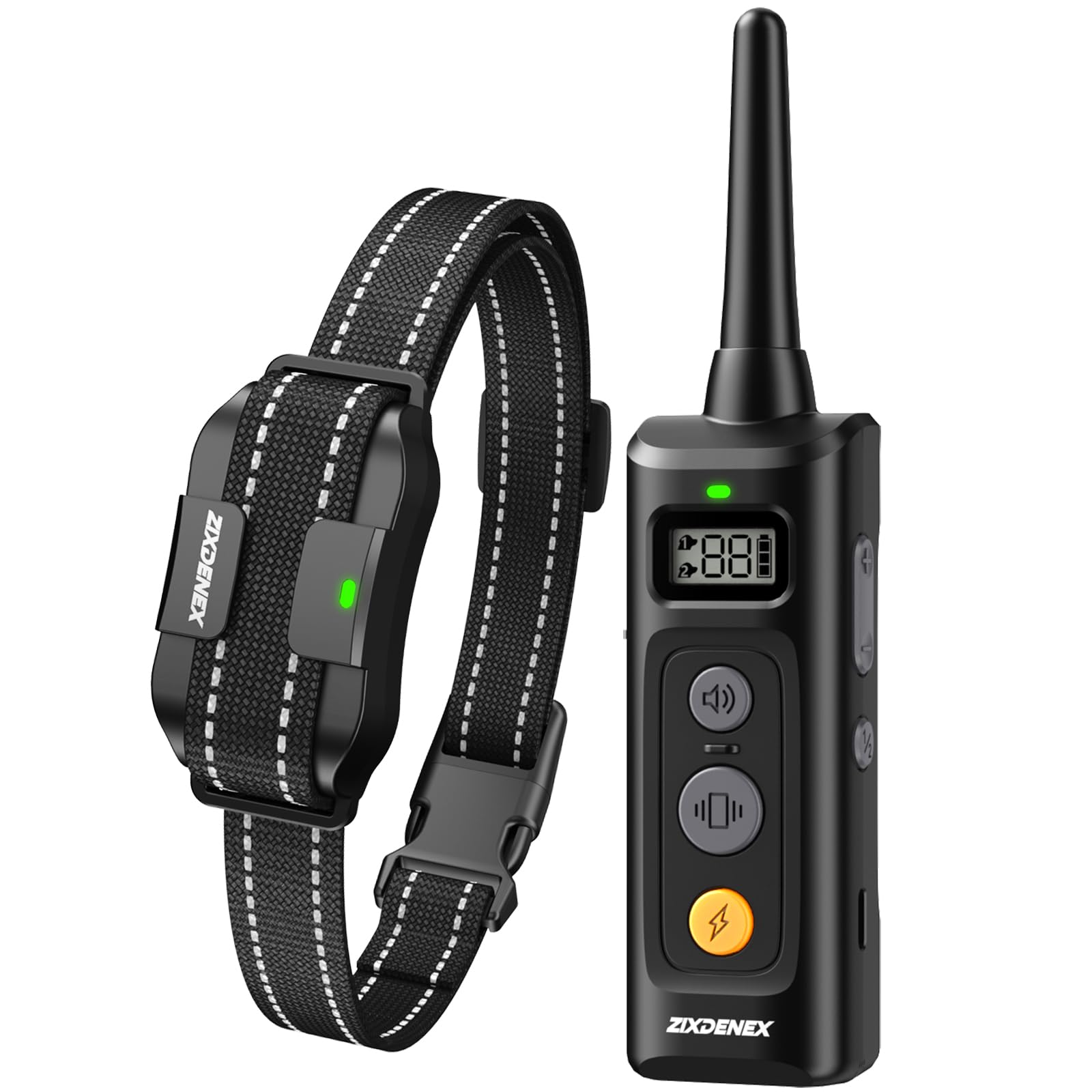 Dog Training Collar - 3200Ft Dog Shock Collar With Remote Control, Ipx7 Waterproof Dog Collar With Beep, Vibration, Safe Shock 3