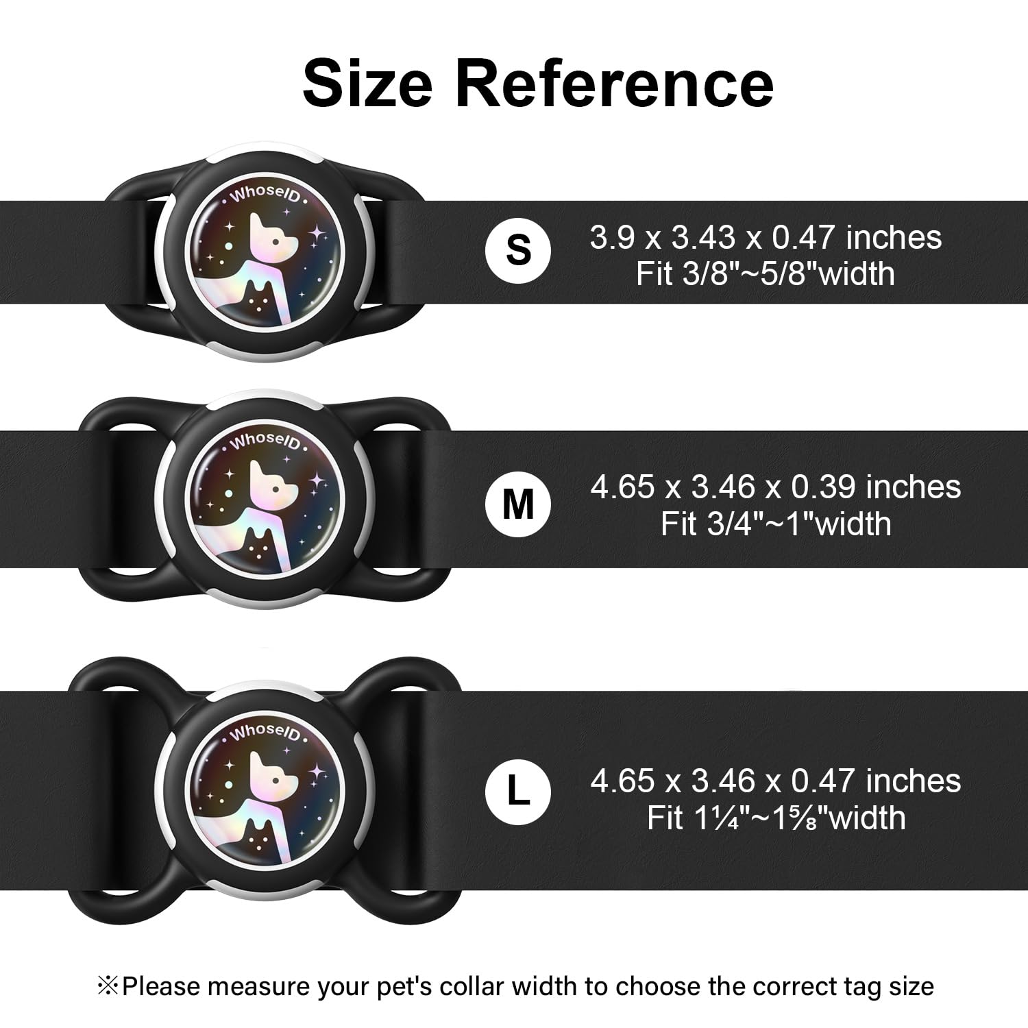 Waterproof Airtag Dog Collar Holder, Silicone & Abs Airtag Holder For Dog & Cat Collars, Ultra-Durable, Lightweight And Protecti