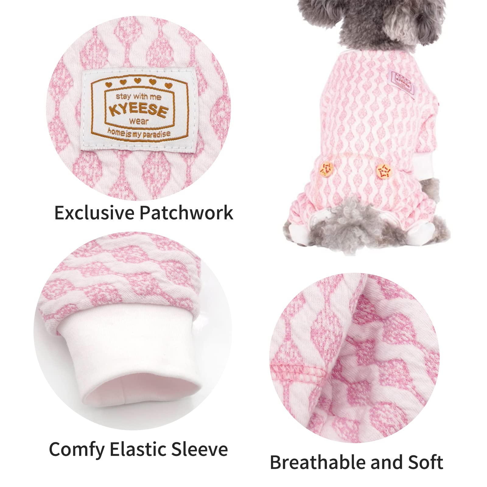 Kyeese Dogs Pjs For Large Dogs Cotton Dog Pajamas Soft Dog Apparel