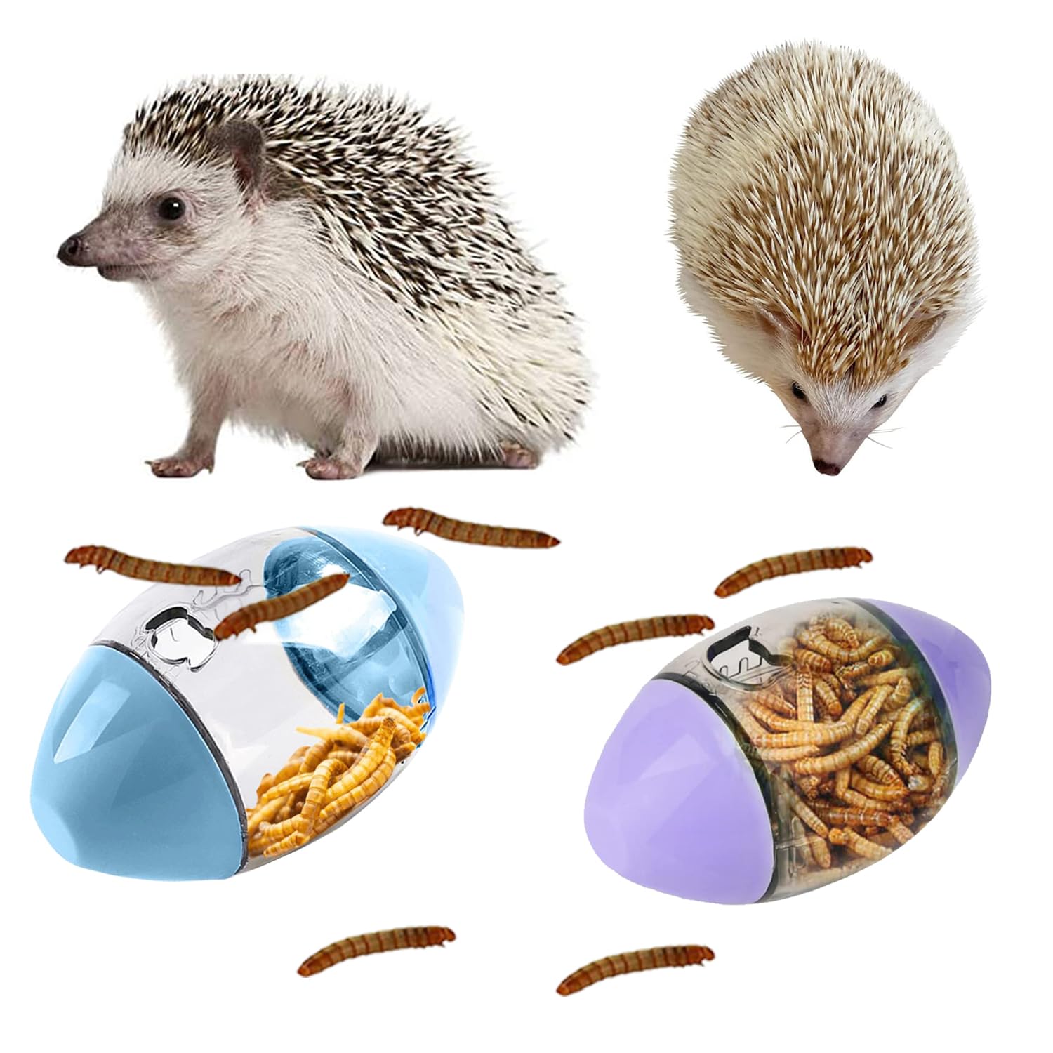 2Pcs Hedgehog Enrichment Toys - Supplies & Accessories For Cage, Including Toys For Hedgehogs