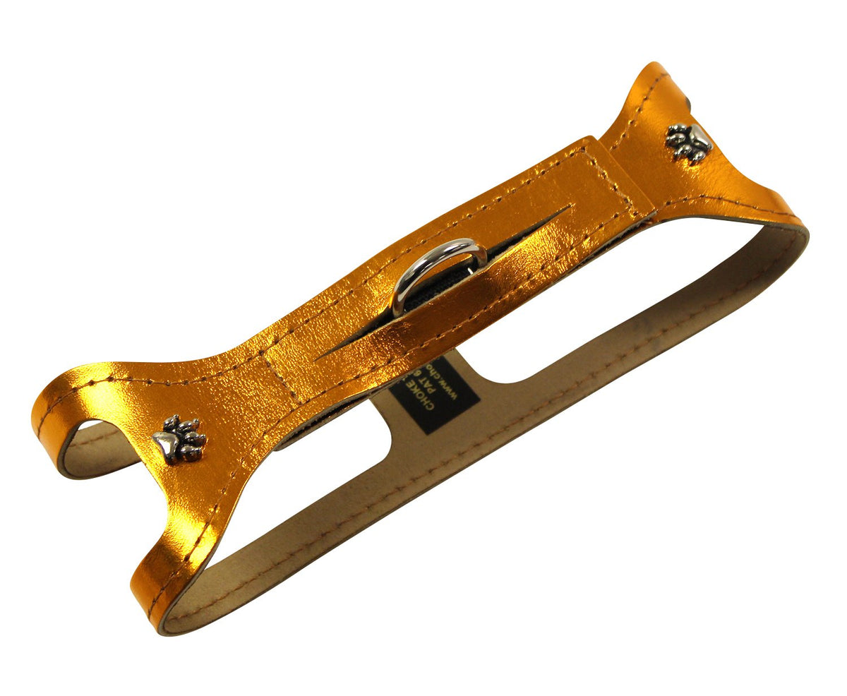 Chokefree Pet Shoulder Collar, 13'', Metallic Apricot